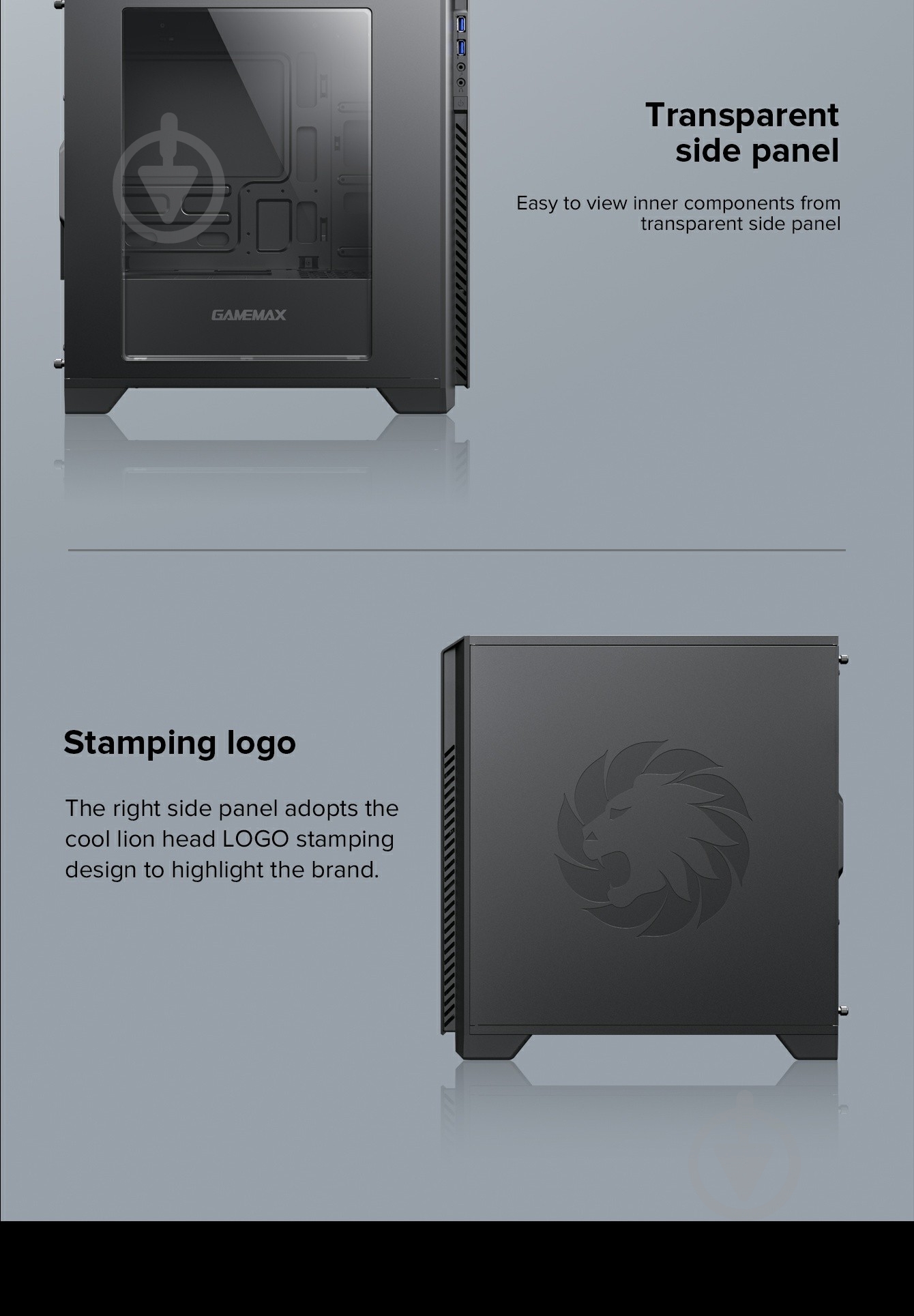 Корпус GameMax M63 Black - фото 15