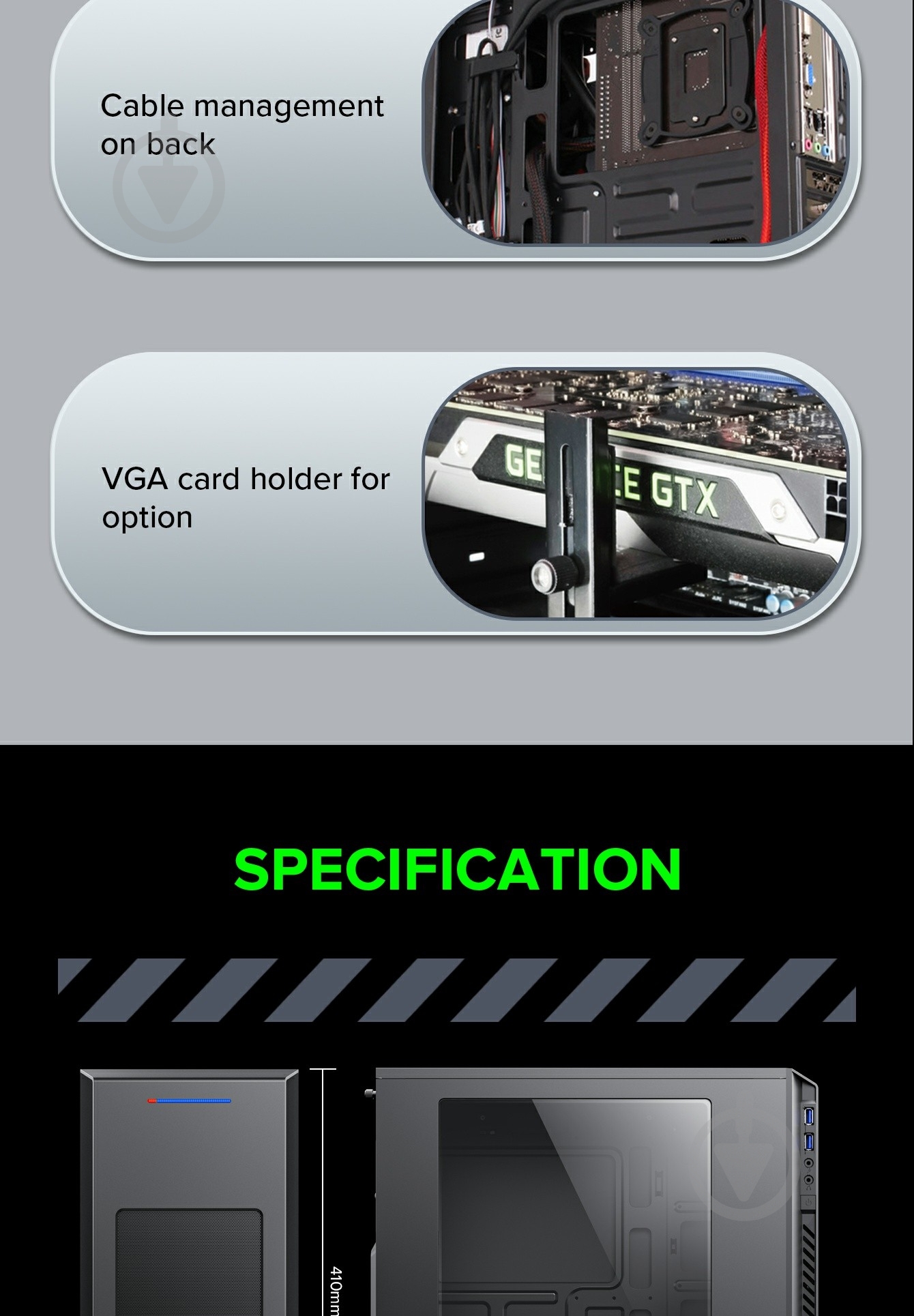 Корпус GameMax M63 Black - фото 7