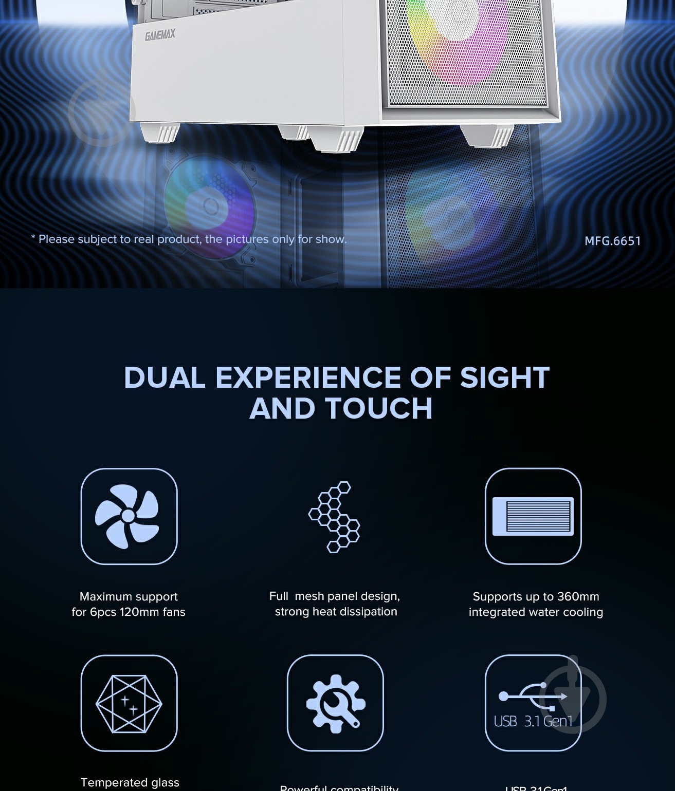 Корпус GameMax Storm White - фото 22 Корпус GameMax Storm White - фото 22