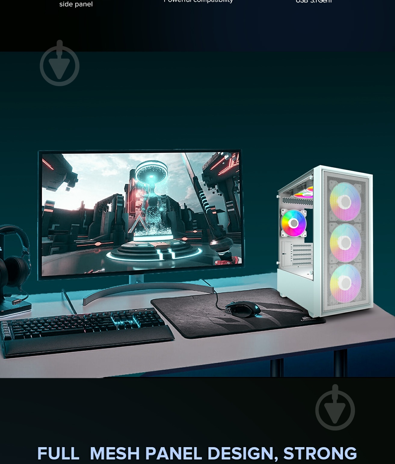 Корпус GameMax Storm White - фото 9 Корпус GameMax Storm White - фото 9