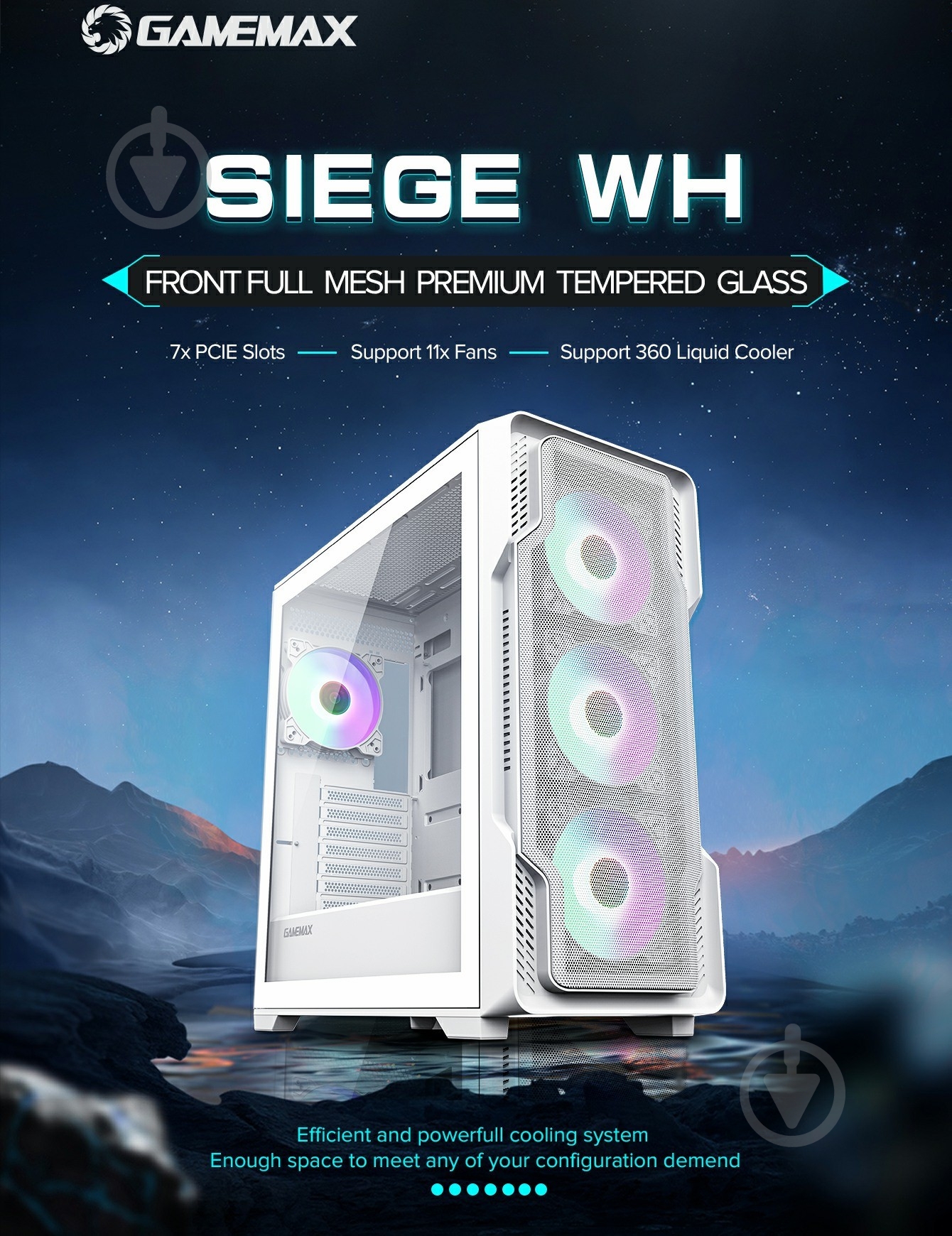 Корпус GameMax без БЖ Siege WT - фото 19 Корпус GameMax без БЖ Siege WT - фото 19
