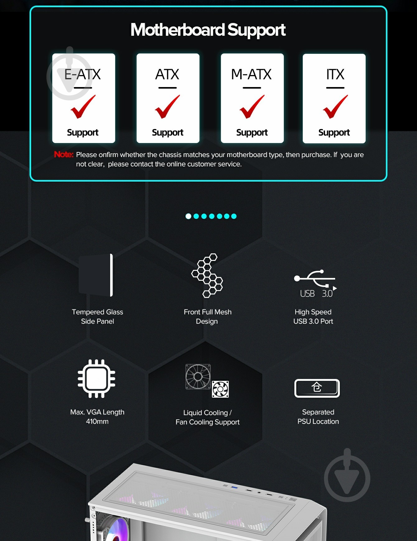 Корпус GameMax без БЖ Siege WT - фото 18 Корпус GameMax без БЖ Siege WT - фото 18