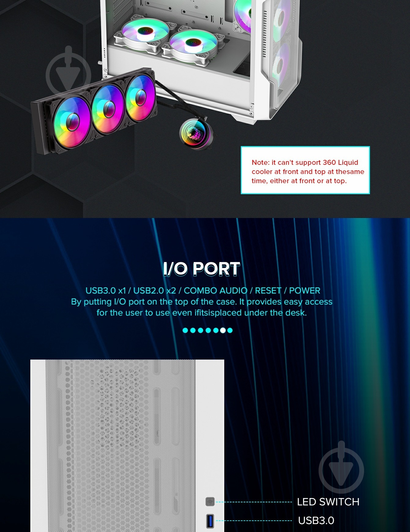 Корпус GameMax без БЖ Siege WT - фото 12 Корпус GameMax без БЖ Siege WT - фото 12