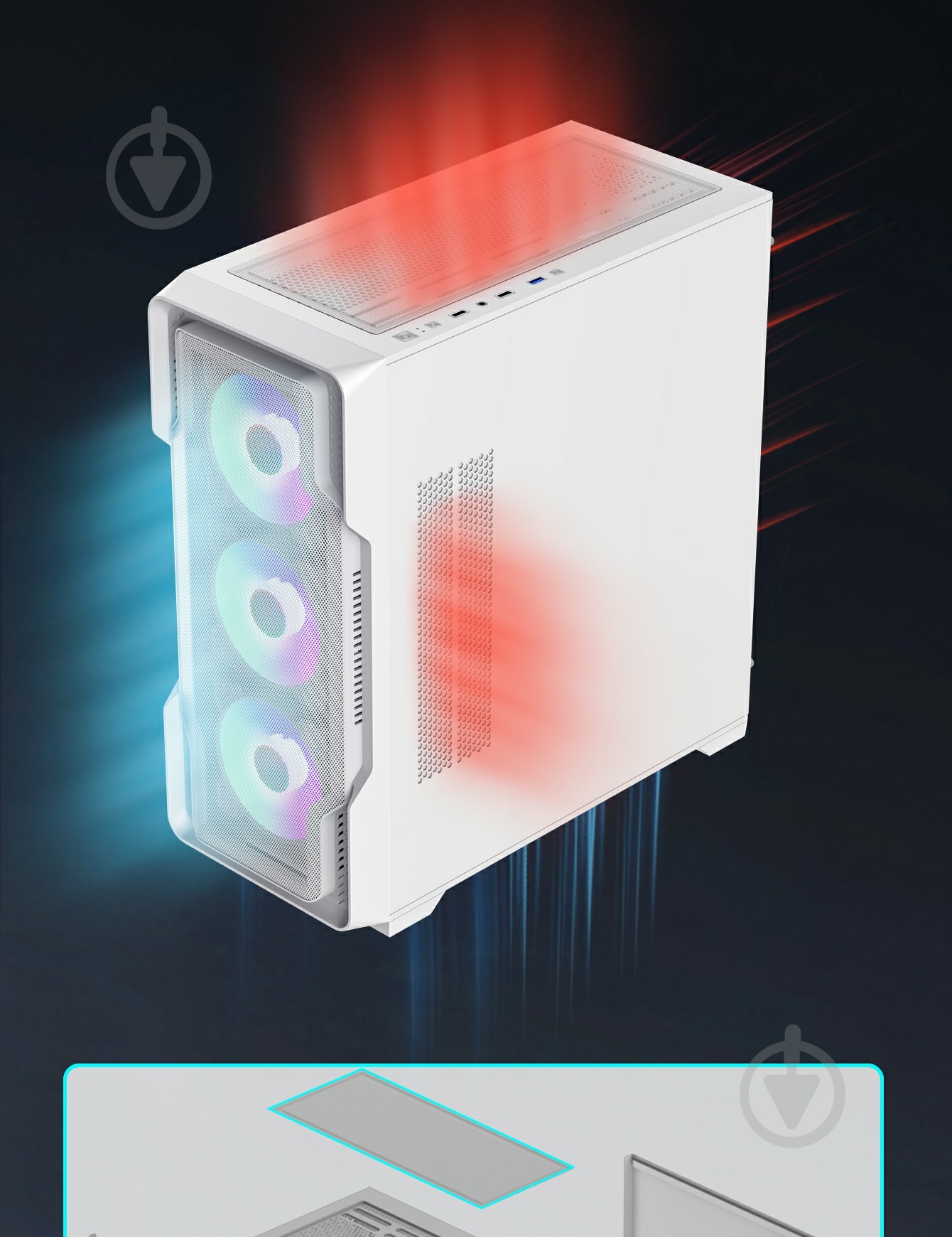 Корпус GameMax без БЖ Siege WT - фото 11 Корпус GameMax без БЖ Siege WT - фото 11