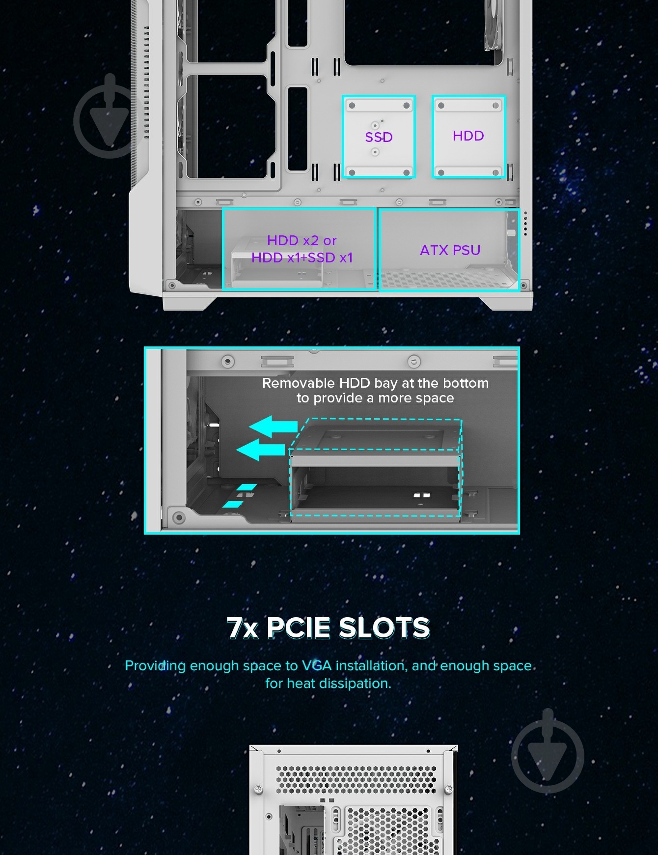 Корпус GameMax без БЖ Siege WT - фото 22 Корпус GameMax без БЖ Siege WT - фото 22