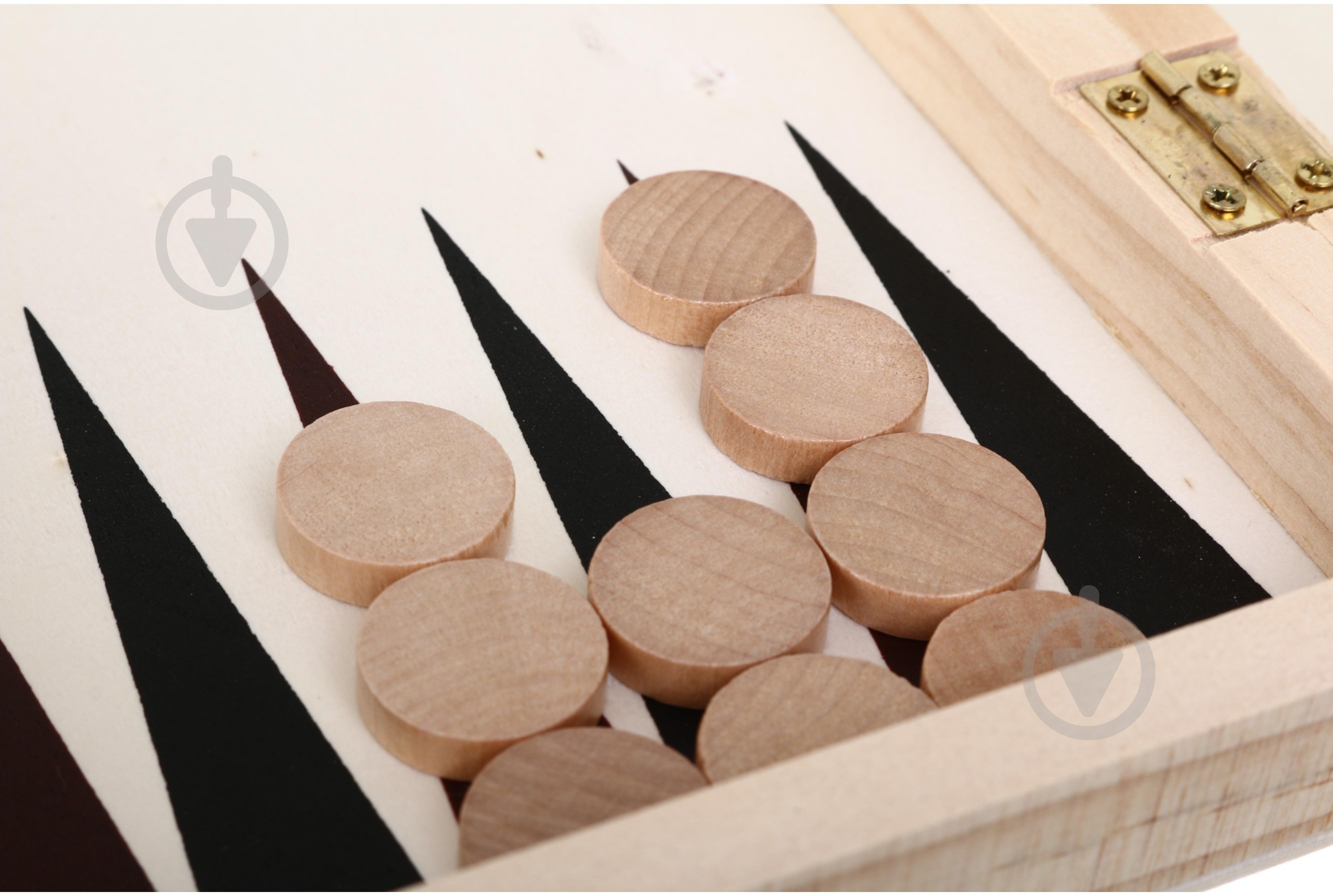 Игра настольная PIXIE 3в1 шахматы, нарды, шашки GT1025 - фото 7