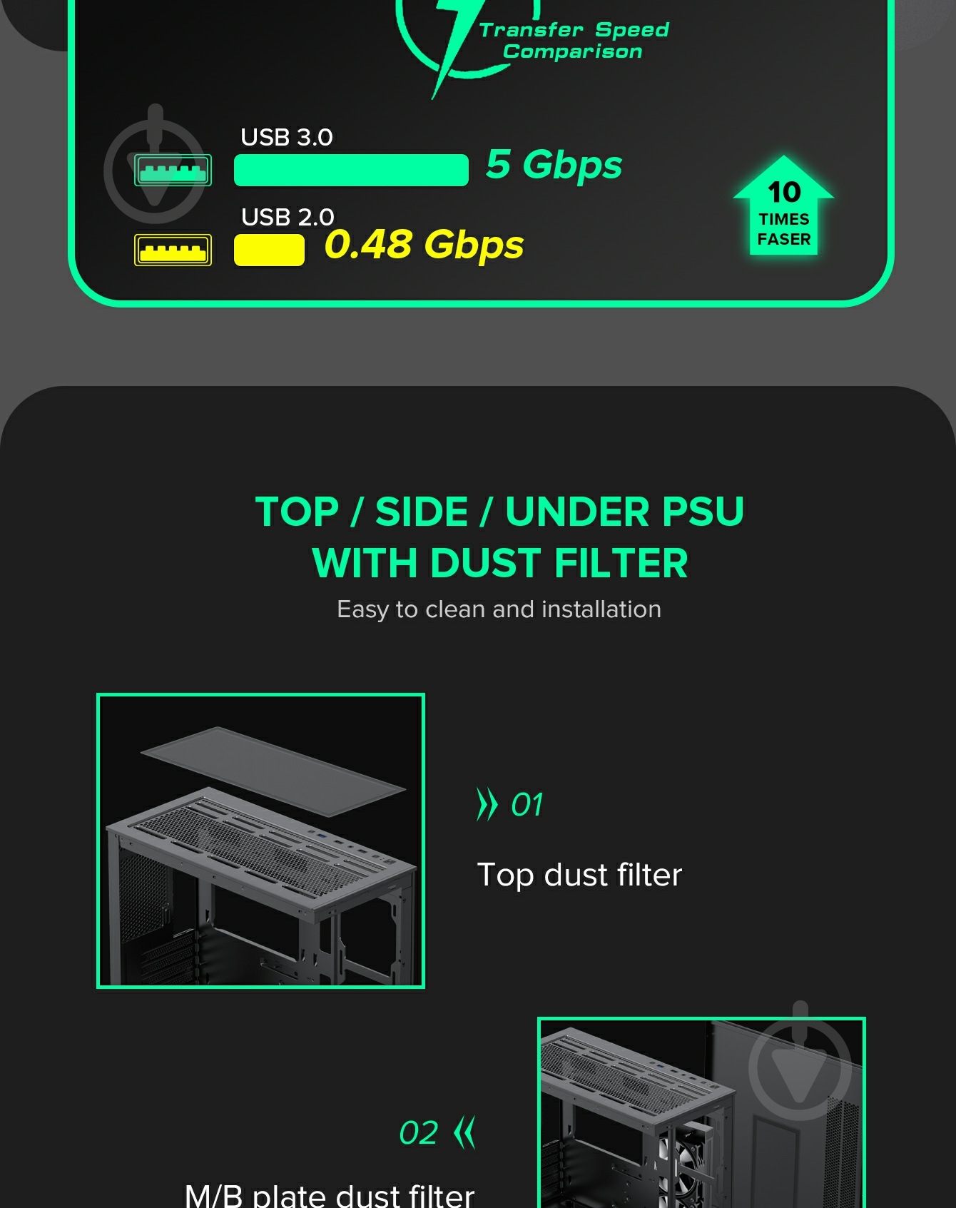 Корпус GameMax Vista MB - фото 6