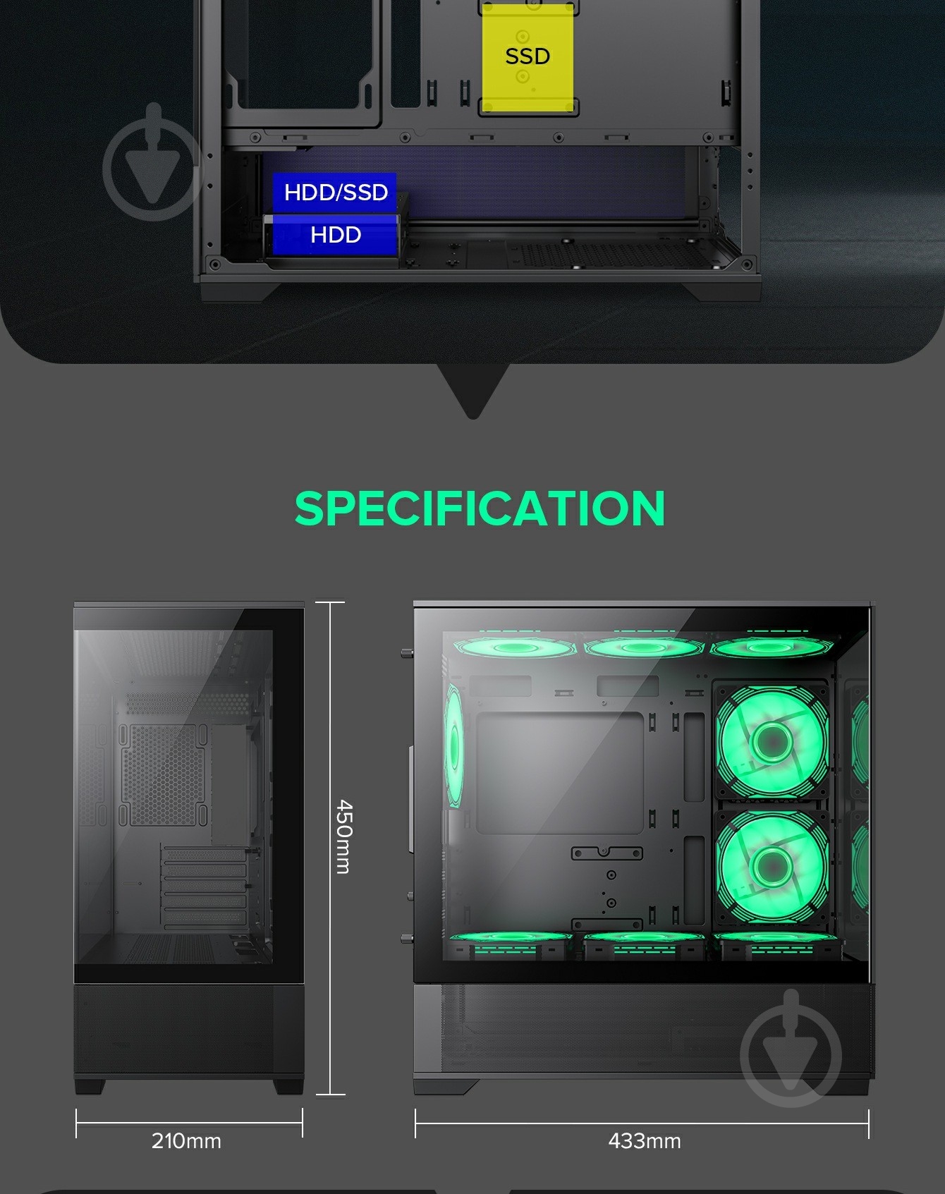 Корпус GameMax Vista MB - фото 3