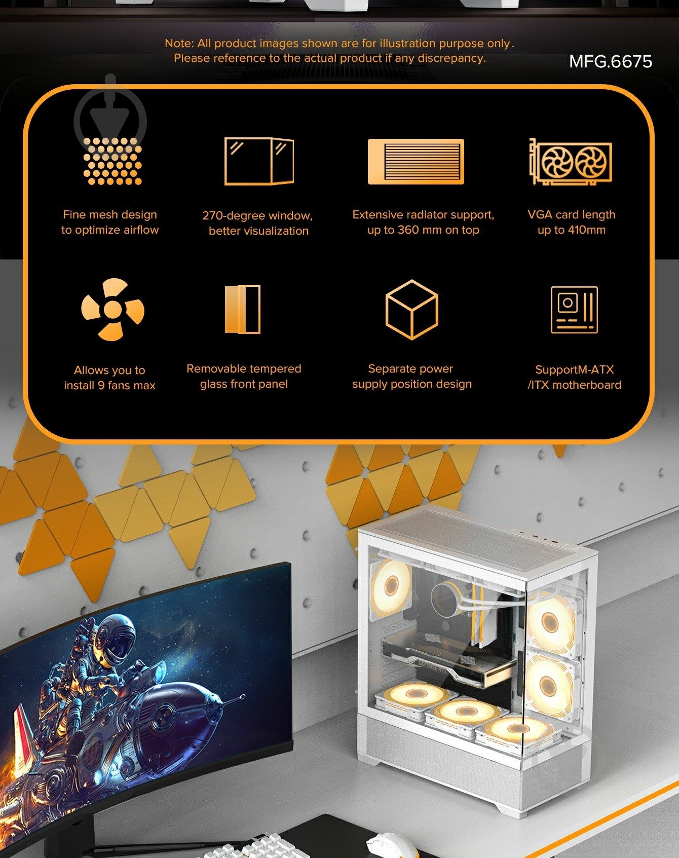 Корпус GameMax Vista MW - фото 14