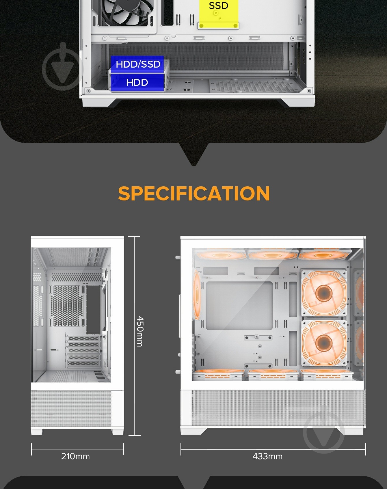 Корпус GameMax Vista MW - фото 4