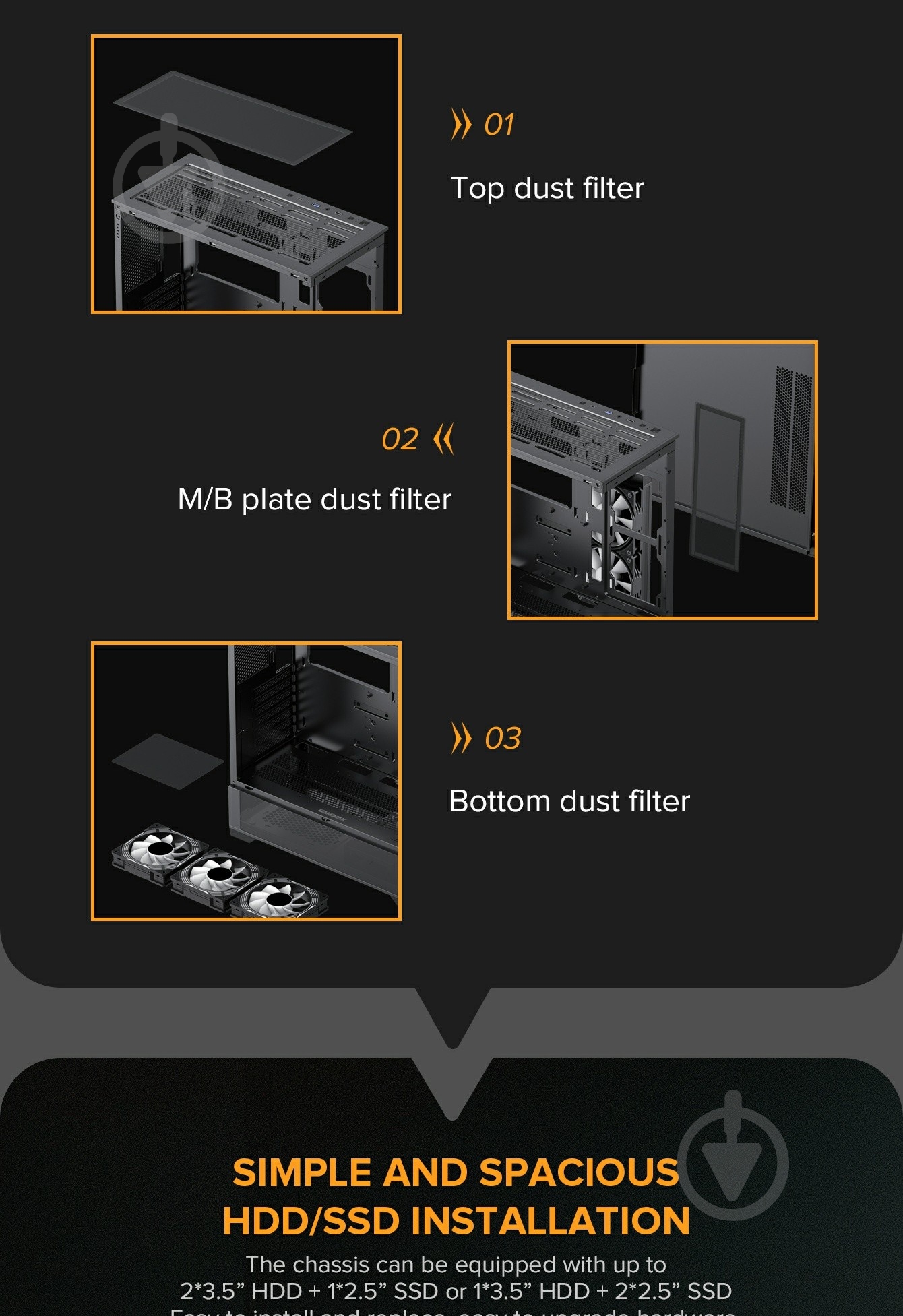 Корпус GameMax Vista AB - фото 4 Корпус GameMax Vista AB - фото 4