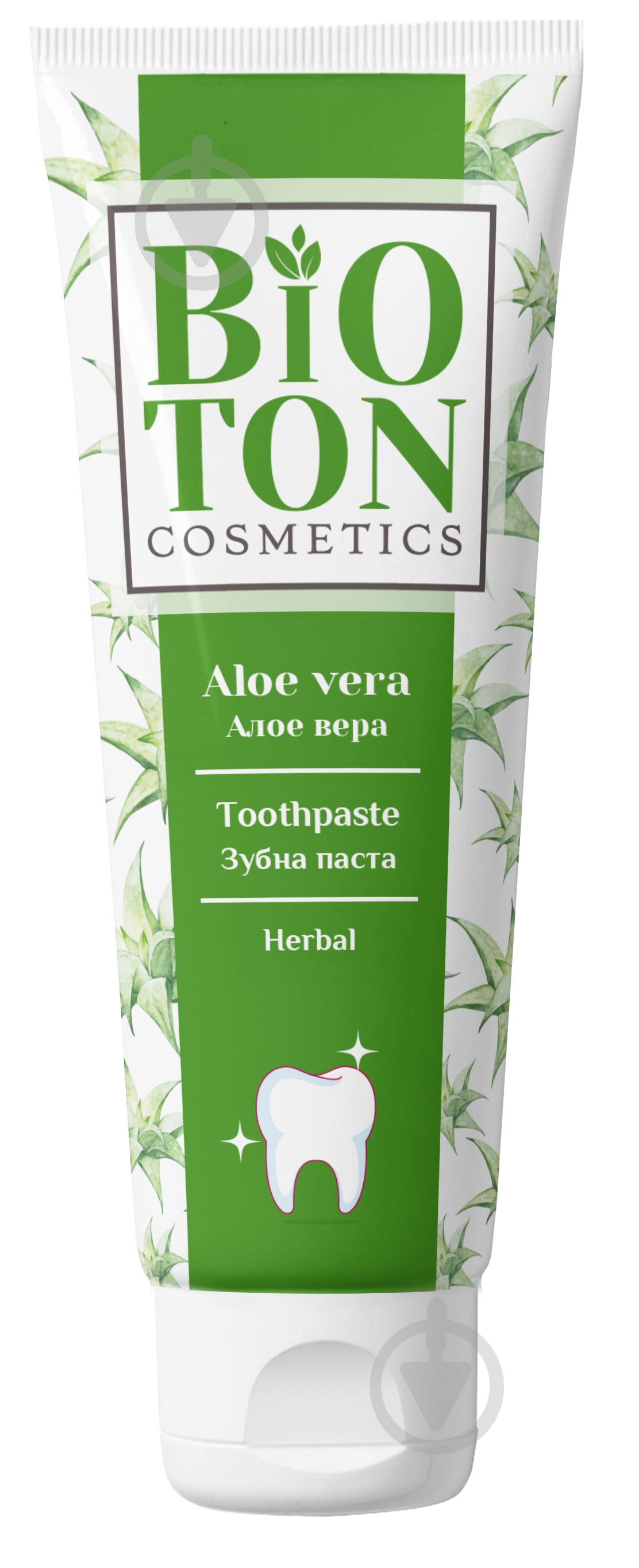 Зубная паста Bioton Herbal Алое вера 100 мл - фото 1