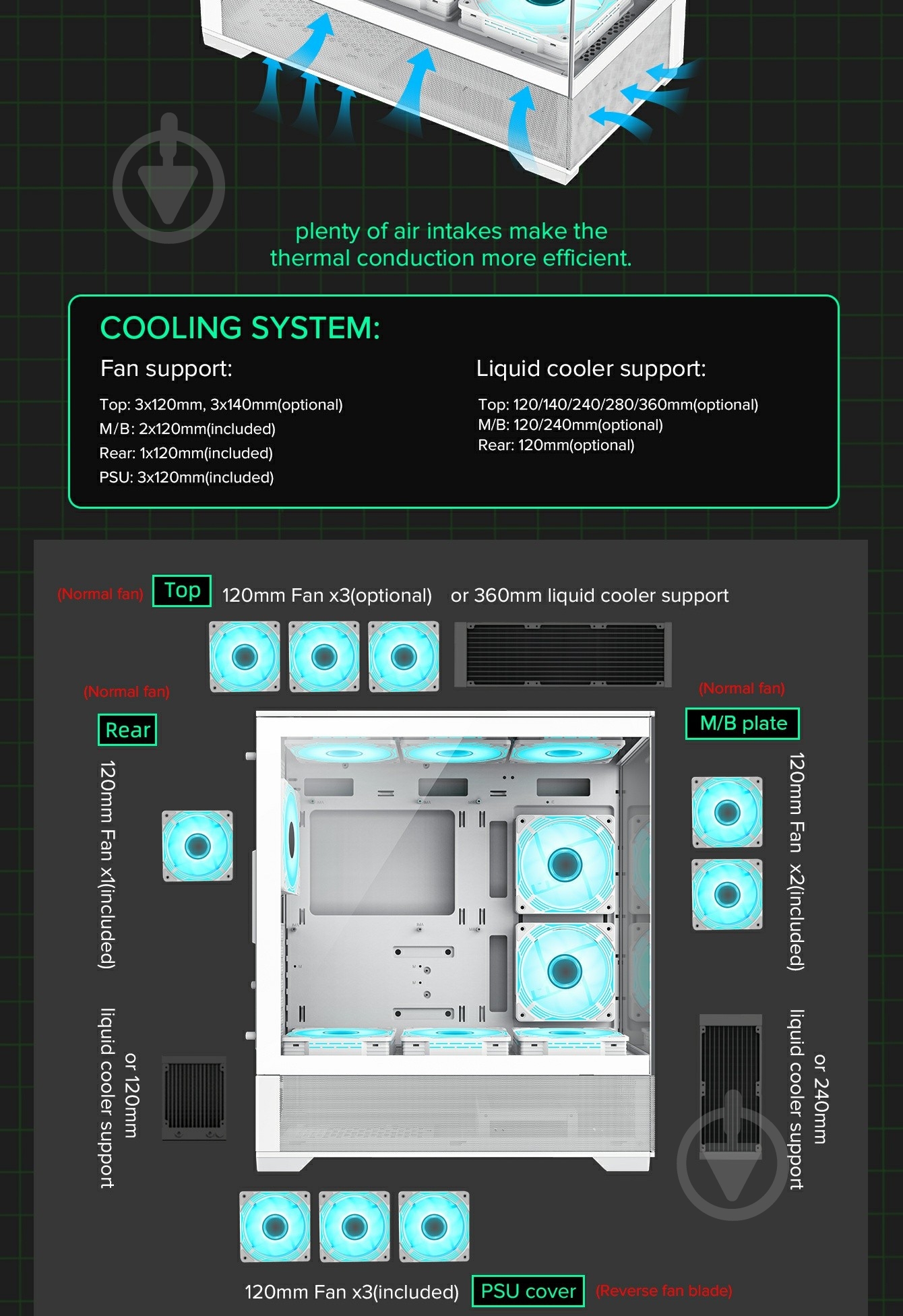 Корпус GameMax Vista AW - фото 20 Корпус GameMax Vista AW - фото 20