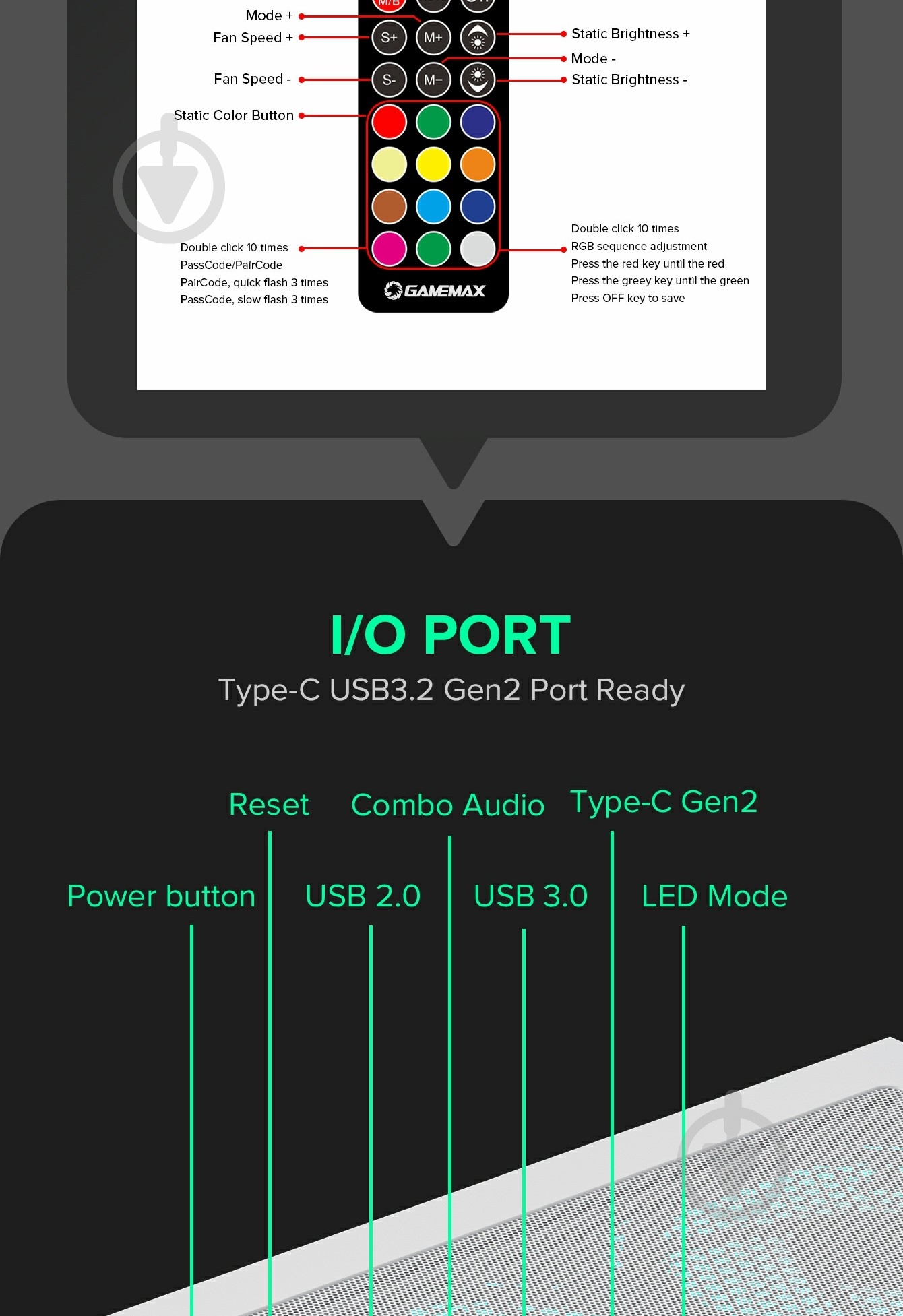 Корпус GameMax Vista AW - фото 15 Корпус GameMax Vista AW - фото 15