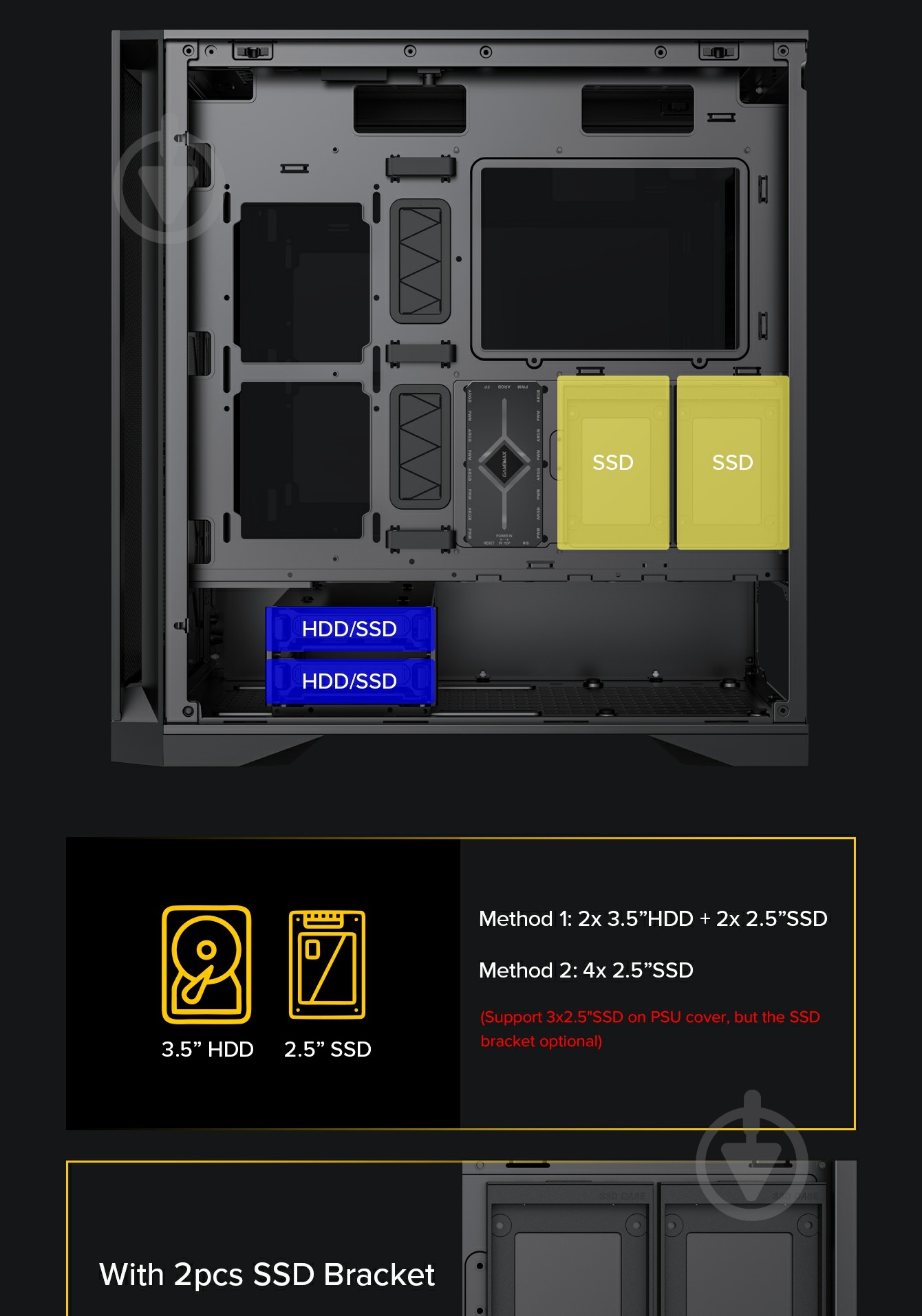 Корпус GameMax без БП Leader TG - фото 15