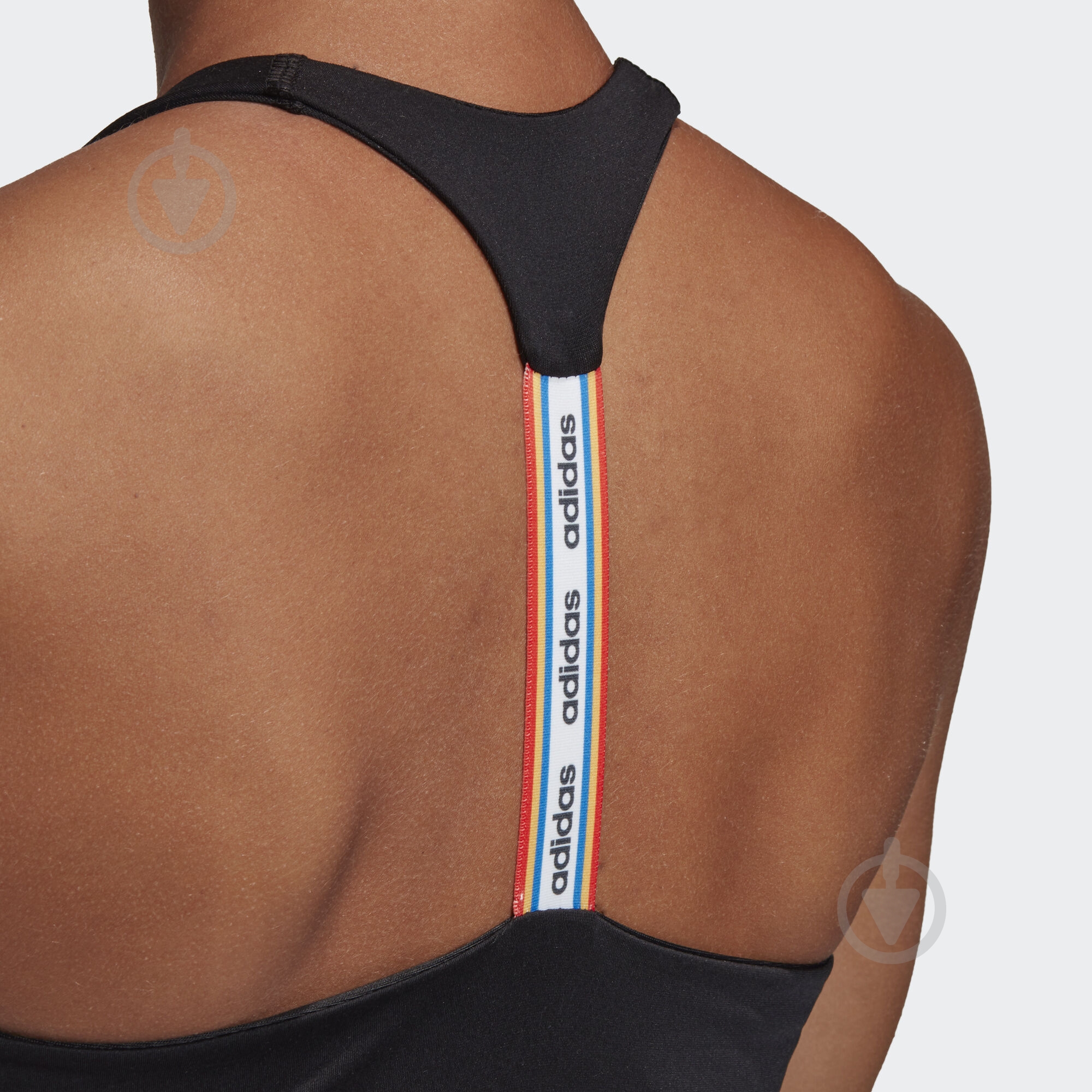 Бра Adidas W BB BT FARM EI0790 р.S чорний - фото 7