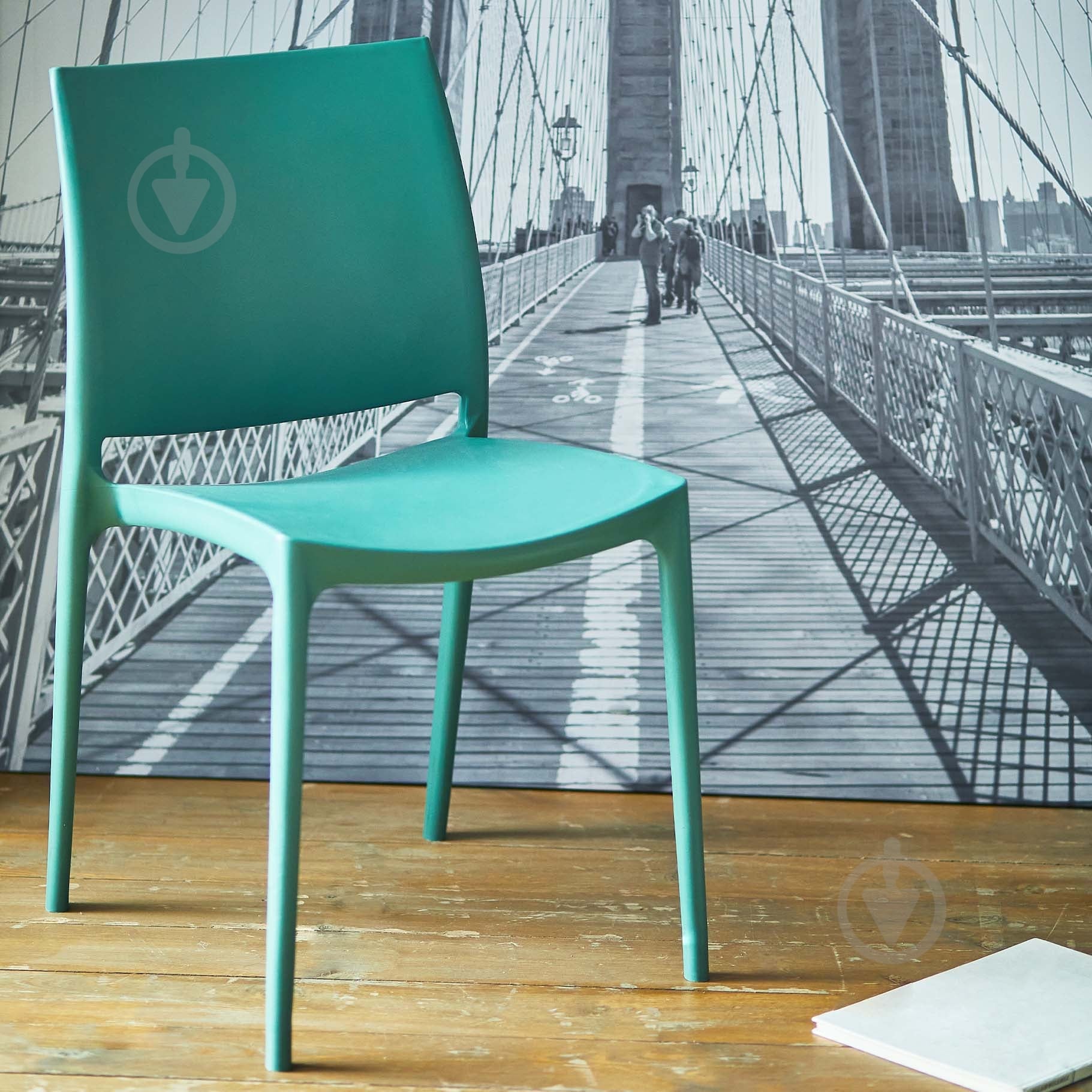 Стілець Емма new зелений / зелений - фото 2