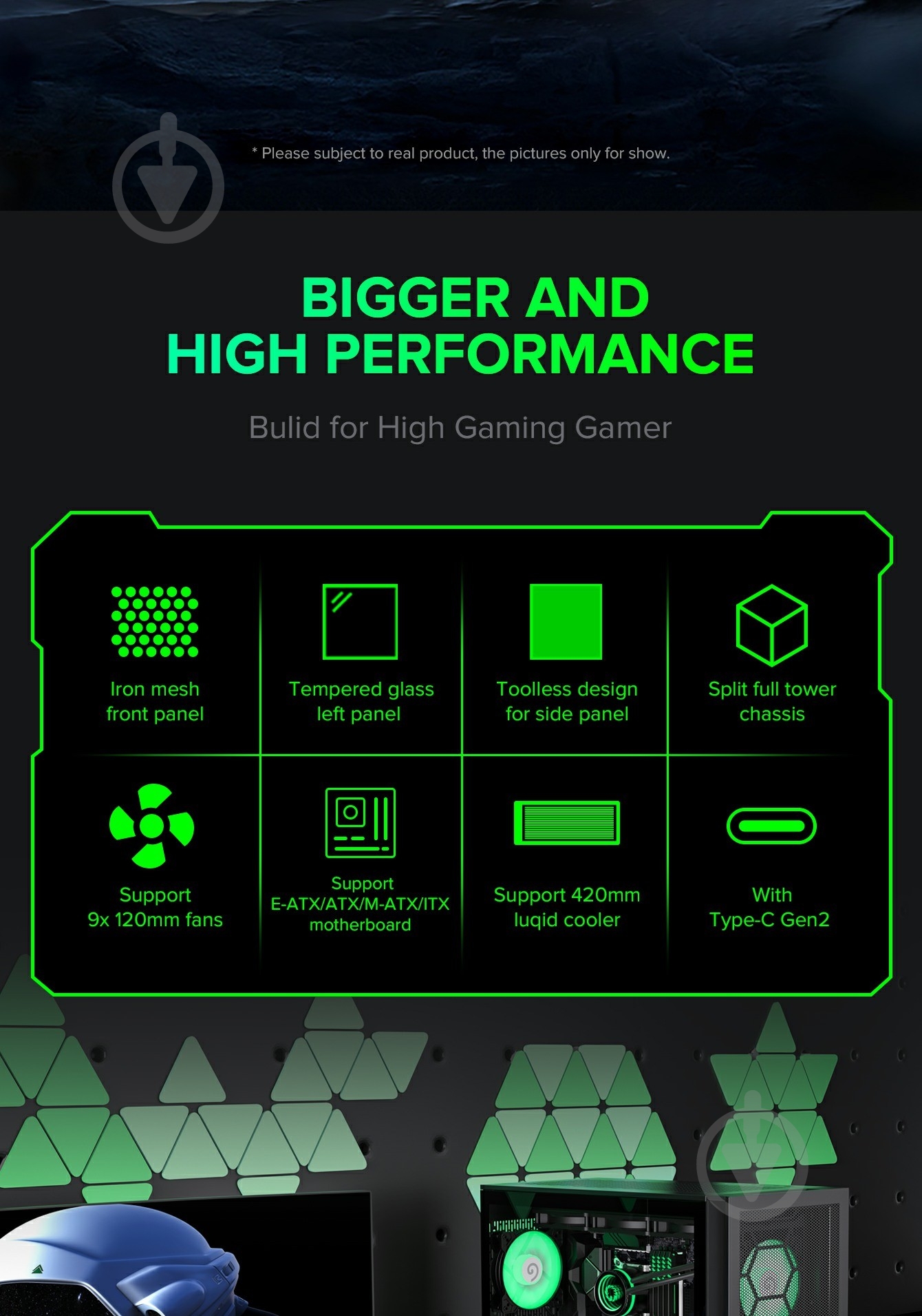 Корпус GameMax без БП Leader - фото 26