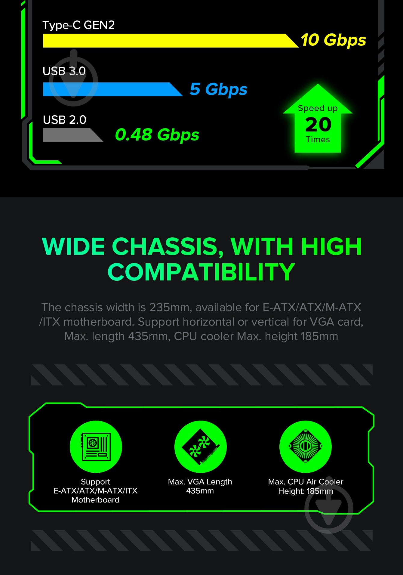 Корпус GameMax без БП Leader - фото 18