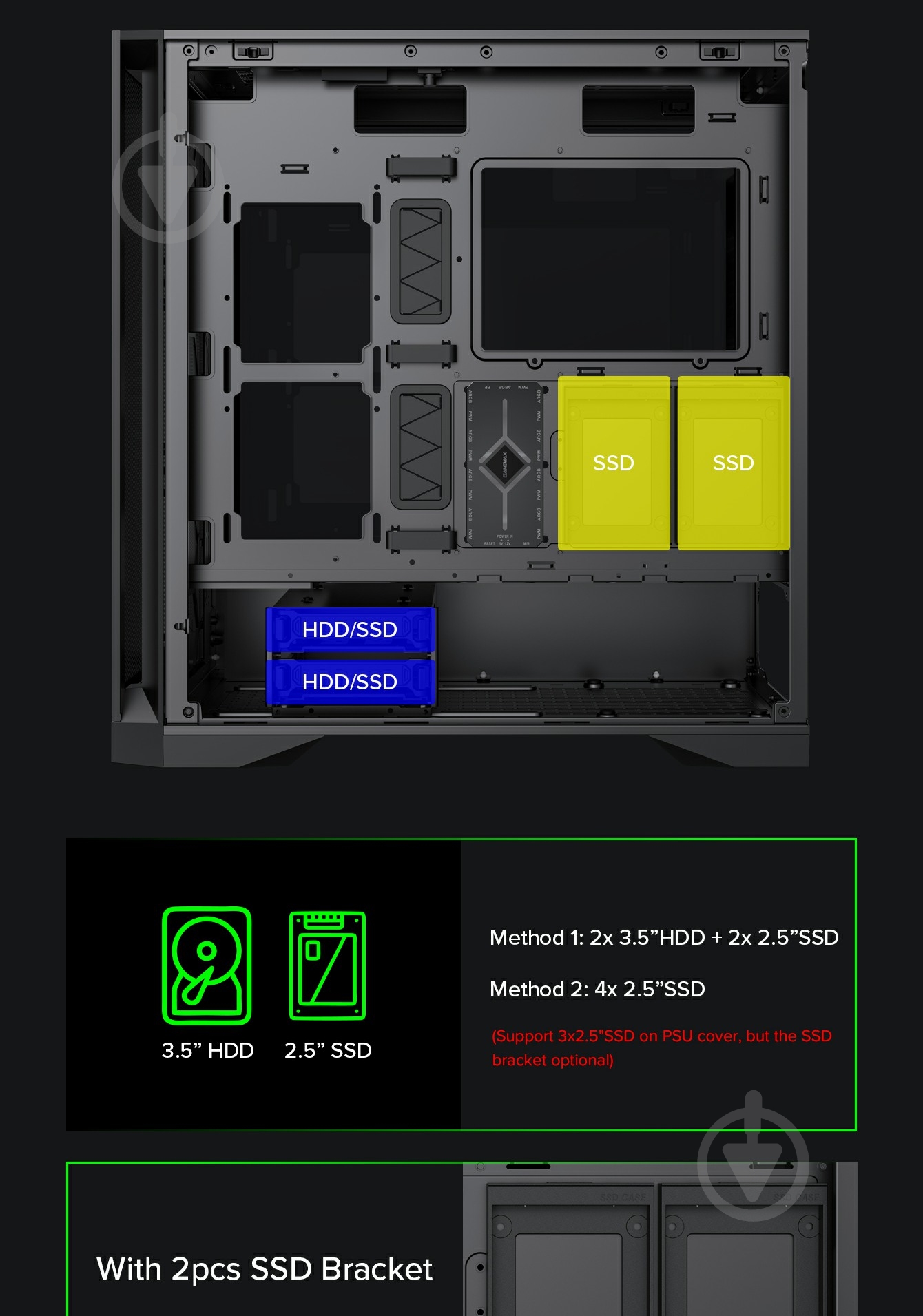 Корпус GameMax без БП Leader - фото 16
