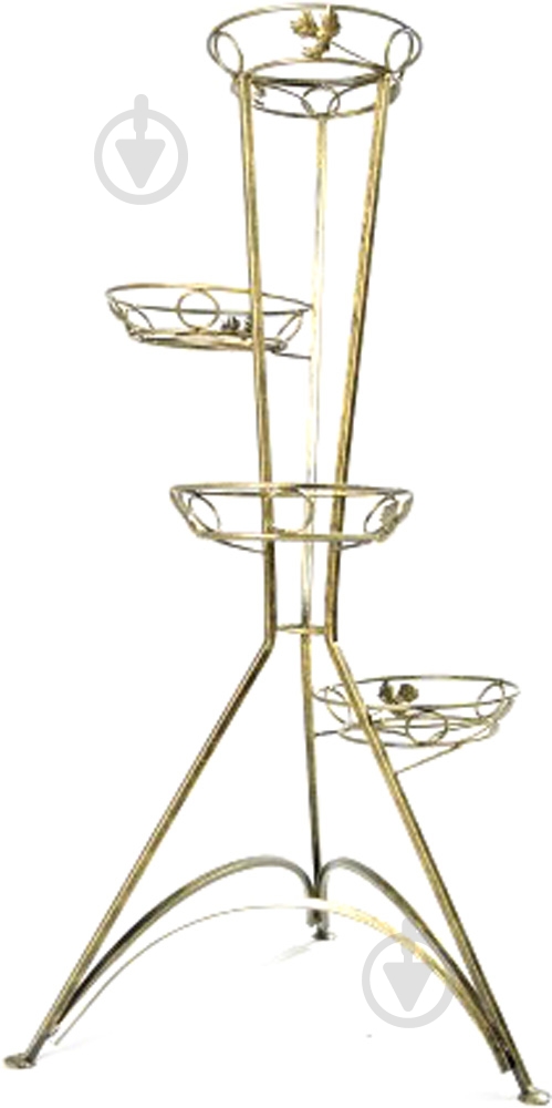 Підставка Ferrum Decor Вежа 4 55x100 см золотий - фото 1