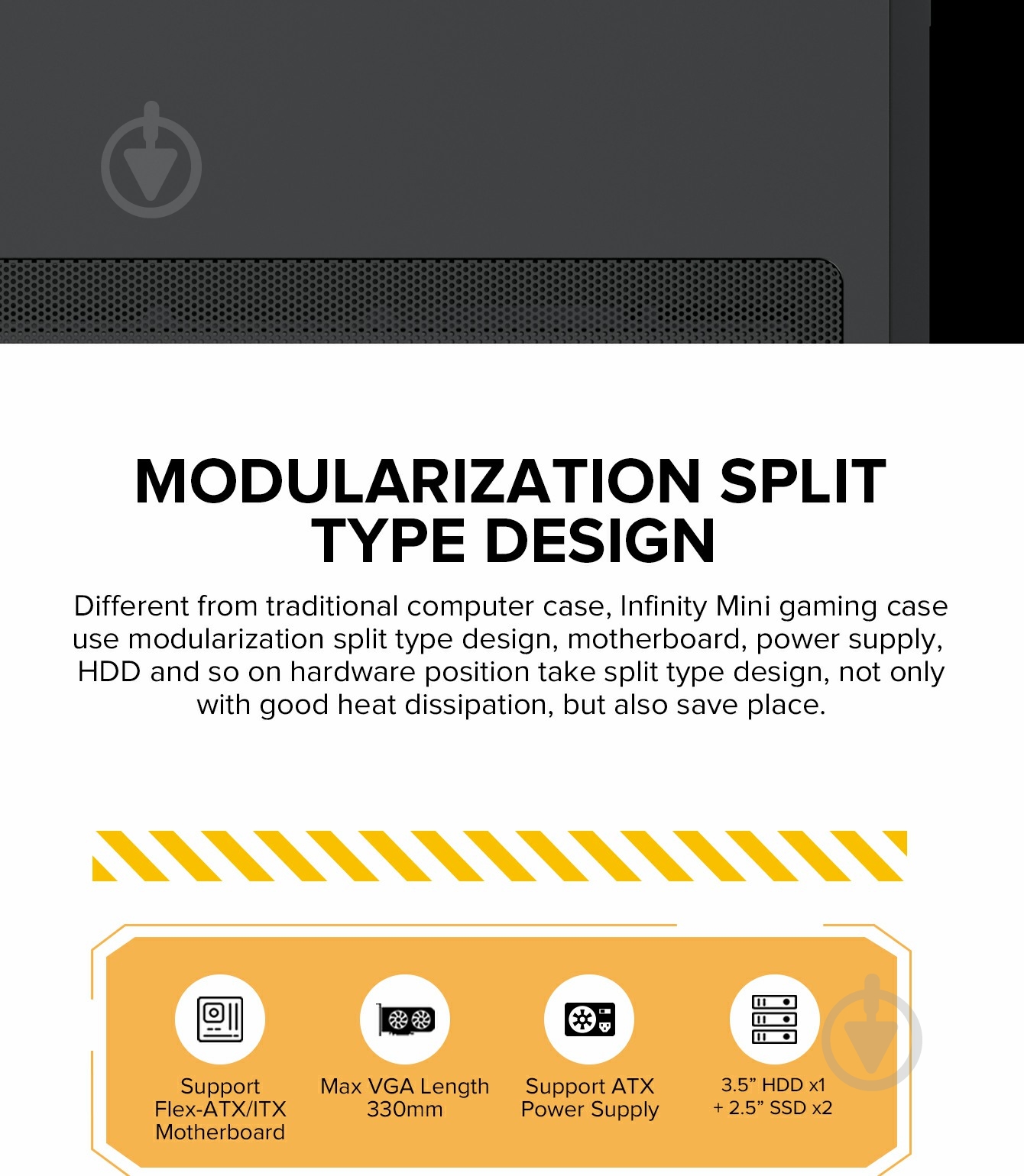 Корпус GameMax без БП Infinity Mini Black - фото 15 Корпус GameMax без БП Infinity Mini Black - фото 15