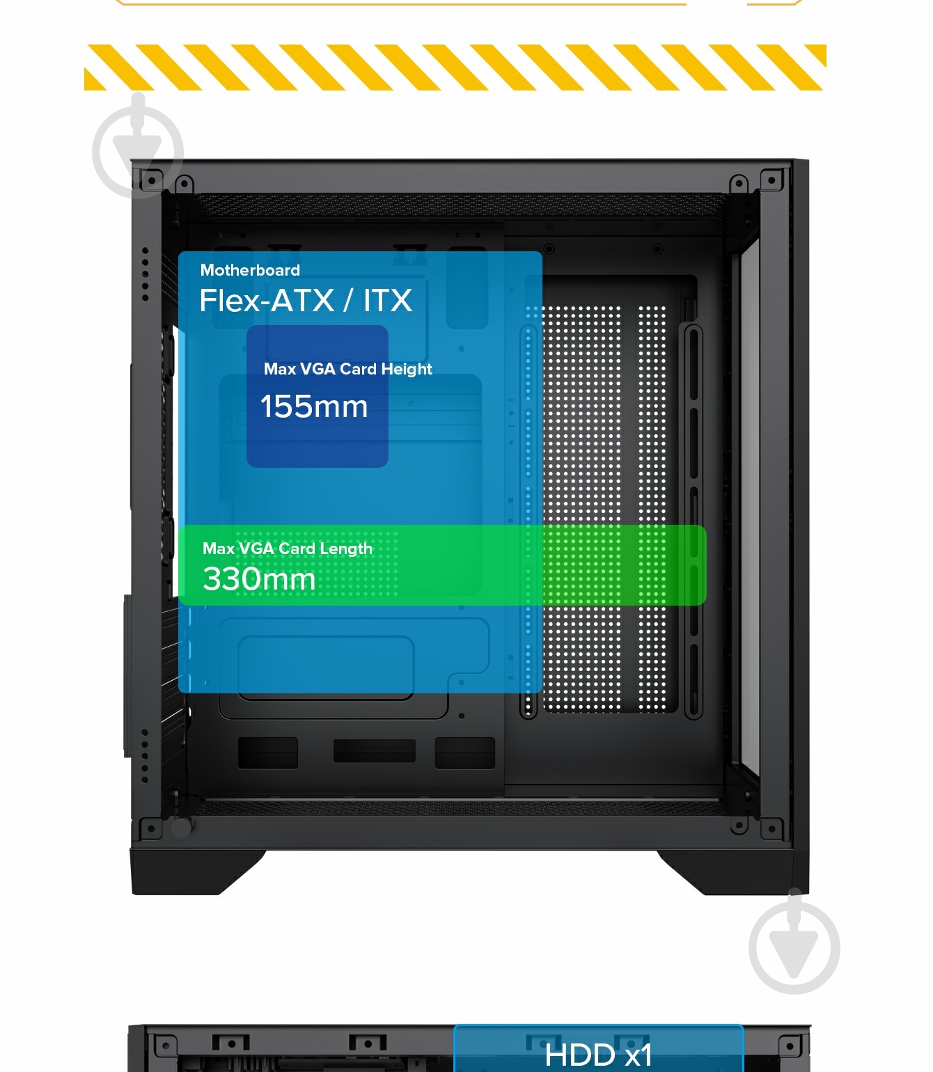 Корпус GameMax без БП Infinity Mini Black - фото 10 Корпус GameMax без БП Infinity Mini Black - фото 10