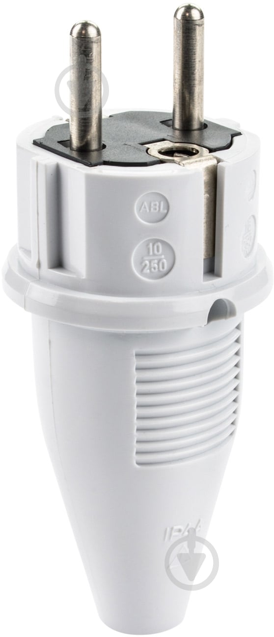 Електровилка ABL Sursum з 2-ма системами заземлення із заземленням 2220В 16А IP20 білий - фото 1