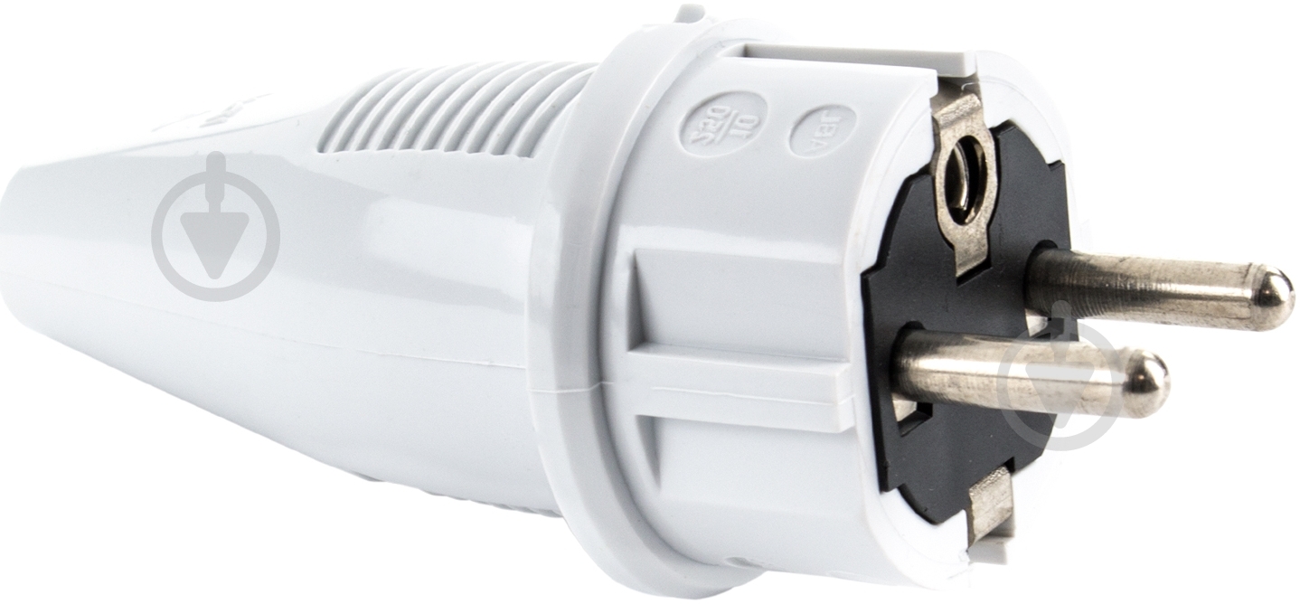 Електровилка ABL Sursum з 2-ма системами заземлення із заземленням 2220В 16А IP20 білий - фото 2