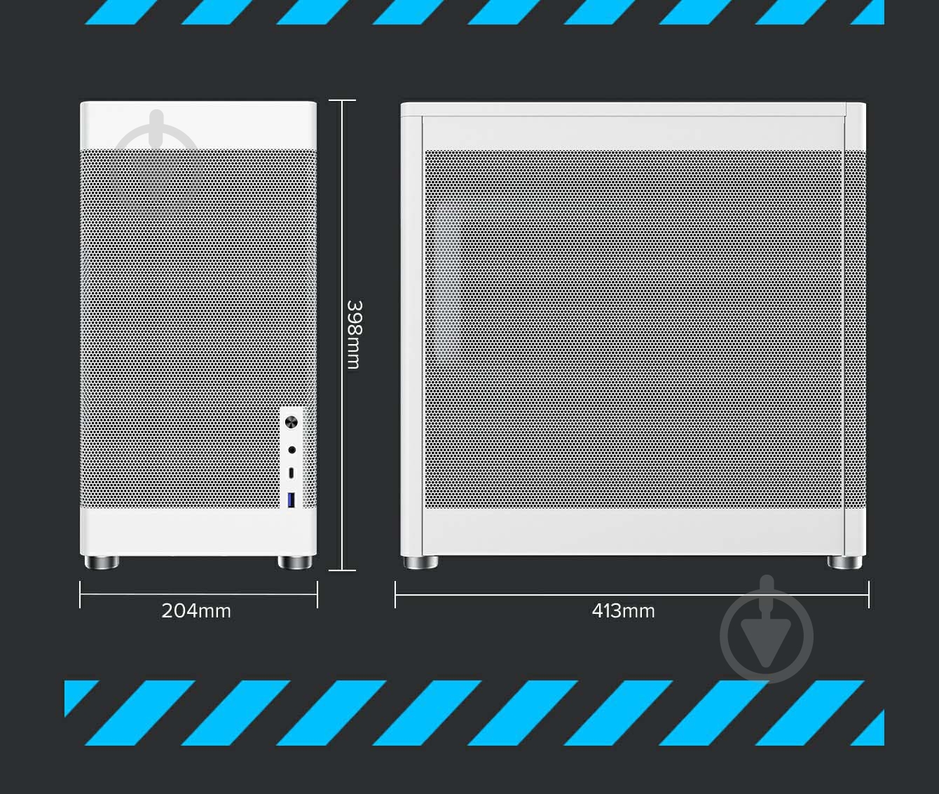 Корпус GameMax без БП MeshBox PRO WT - фото 12