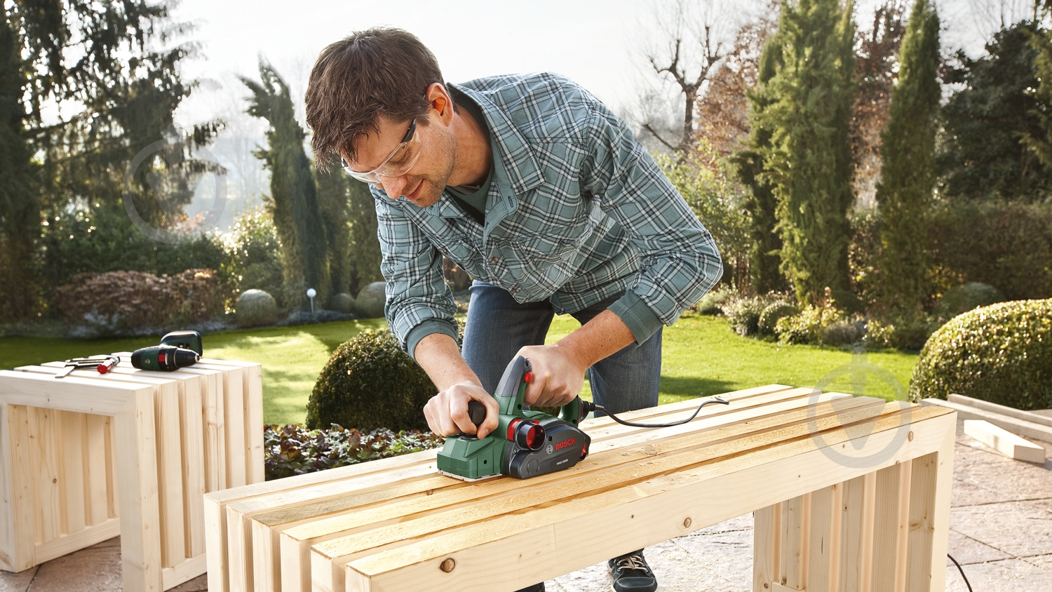 Электрорубанок Bosch PHO 2000 06032A4100 - фото 5