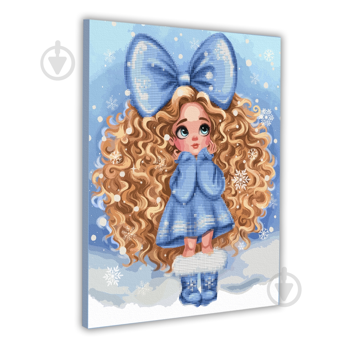 Панно-мозаика Девочка с бантом 40х50 см Santi - фото 1