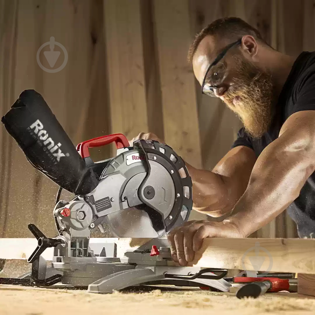 Пила торцовочная Ronix 1450 Вт 210 мм (5100) - фото 13 Пила торцовочная Ronix 1450 Вт 210 мм (5100) - фото 13