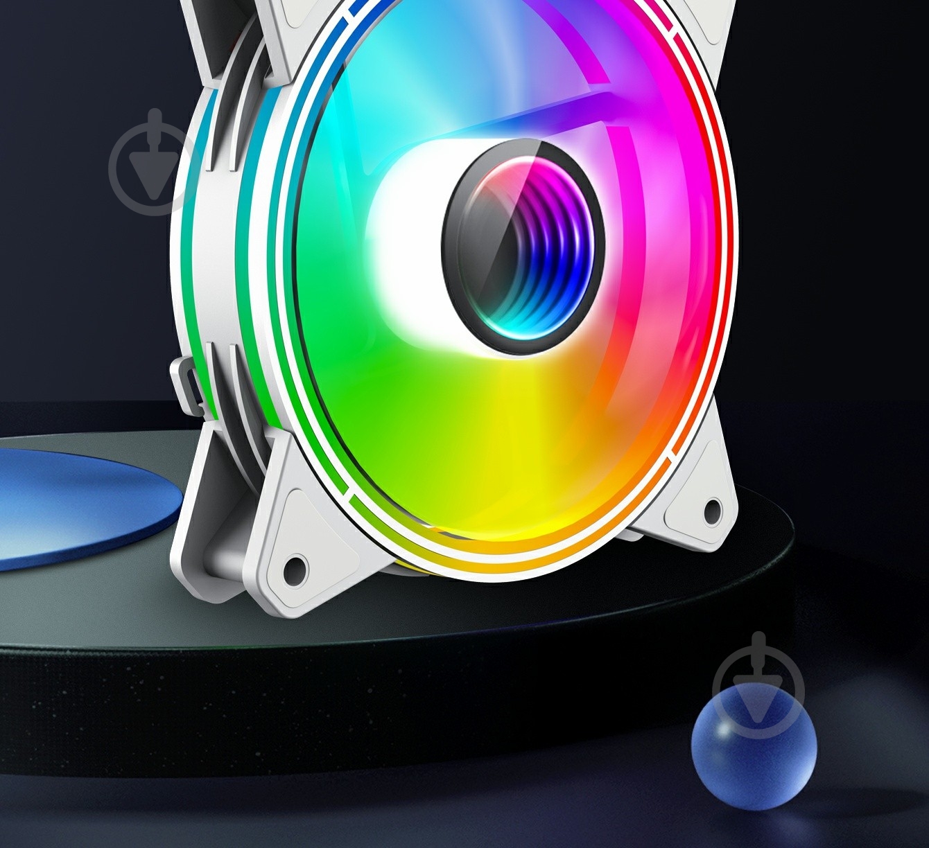 Вентилятор для корпуса GameMax FN-12Rainbow-Q-Infinity WT - фото 9 Вентилятор для корпуса GameMax FN-12Rainbow-Q-Infinity WT - фото 9