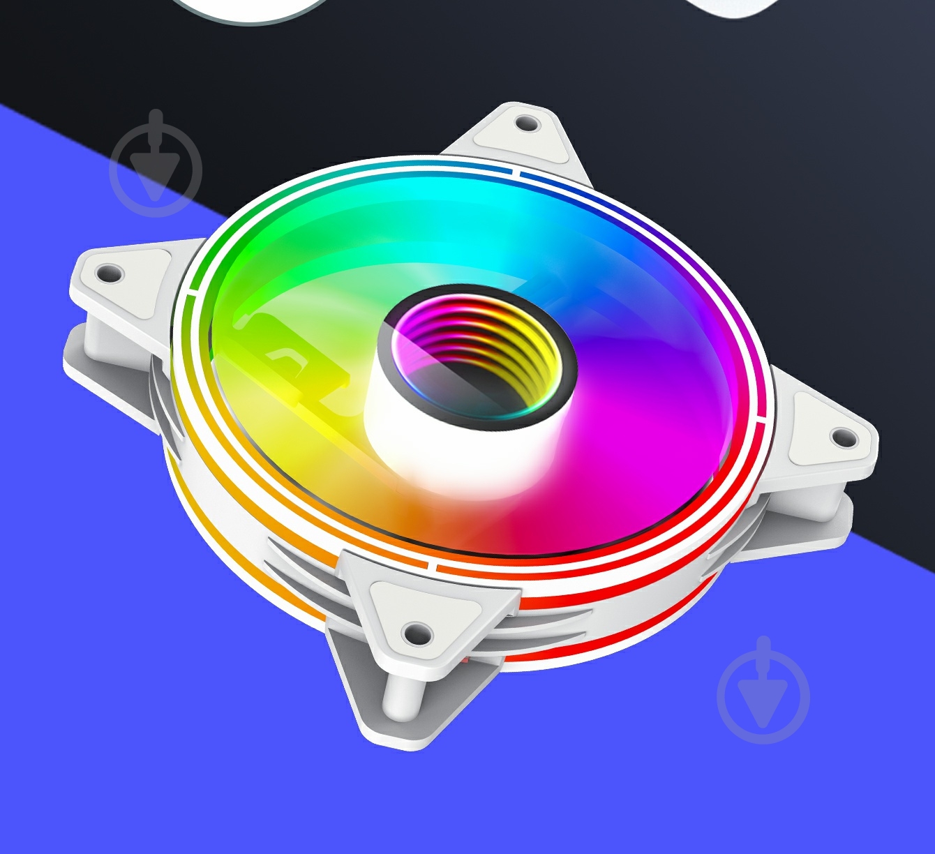 Вентилятор для корпуса GameMax FN-12Rainbow-Q-Infinity WT - фото 13 Вентилятор для корпуса GameMax FN-12Rainbow-Q-Infinity WT - фото 13
