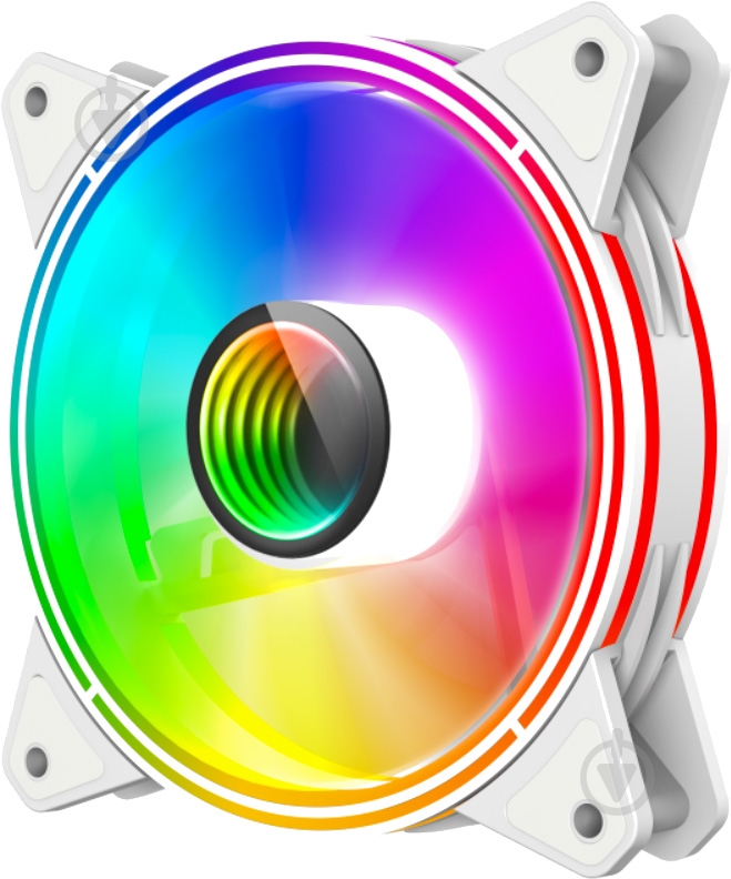 Вентилятор для корпуса GameMax FN-12Rainbow-Q-Infinity WT - фото 1 Вентилятор для корпуса GameMax FN-12Rainbow-Q-Infinity WT - фото 1