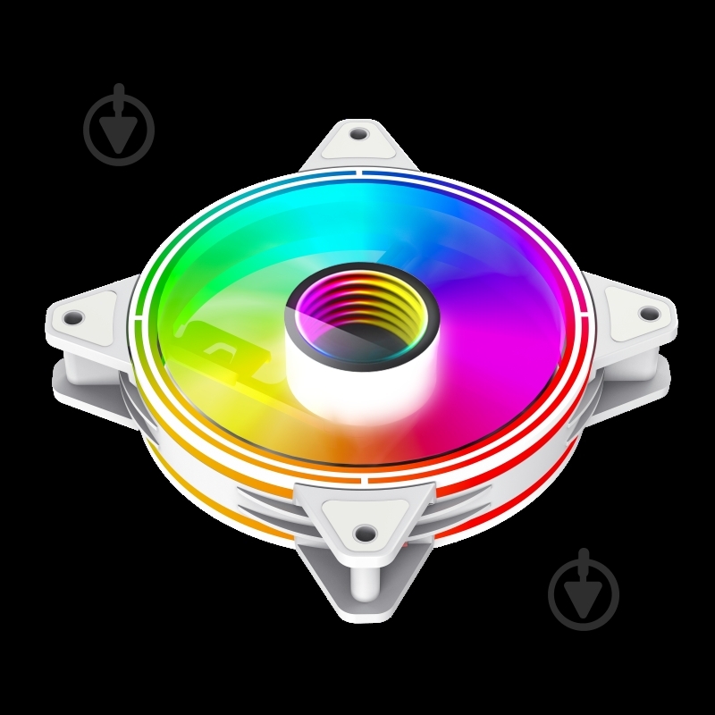 Вентилятор для корпуса GameMax FN-12Rainbow-Q-Infinity WT - фото 4 Вентилятор для корпуса GameMax FN-12Rainbow-Q-Infinity WT - фото 4
