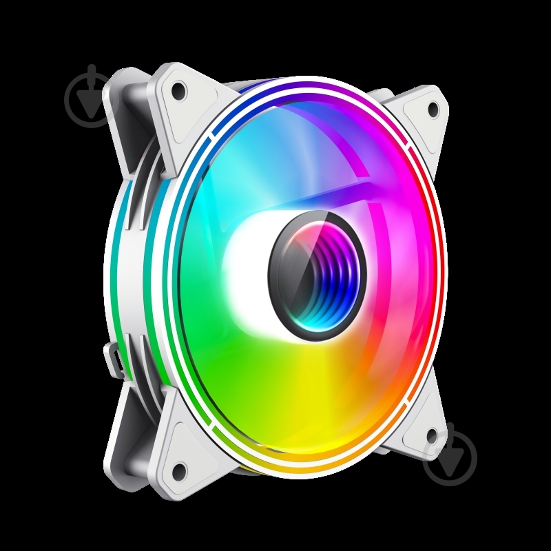 Вентилятор для корпуса GameMax FN-12Rainbow-Q-Infinity WT - фото 5 Вентилятор для корпуса GameMax FN-12Rainbow-Q-Infinity WT - фото 5