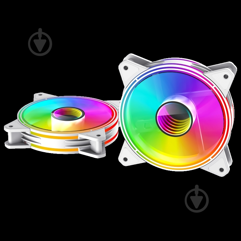 Вентилятор для корпуса GameMax FN-12Rainbow-Q-Infinity WT - фото 3 Вентилятор для корпуса GameMax FN-12Rainbow-Q-Infinity WT - фото 3