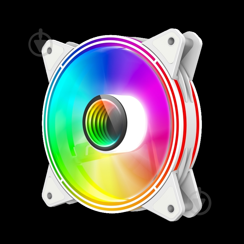Вентилятор для корпуса GameMax FN-12Rainbow-Q-Infinity WT - фото 2 Вентилятор для корпуса GameMax FN-12Rainbow-Q-Infinity WT - фото 2