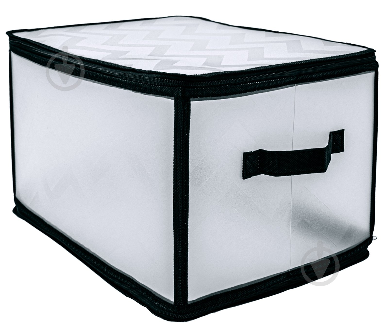 Короб для зберігання Homax біло-чорний 250x300x400 мм - фото 1 Короб для зберігання Homax біло-чорний 250x300x400 мм - фото 1