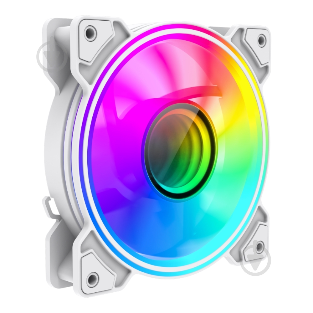 Вентилятор для корпуса GameMax Dual Ring Infinity WH - фото 2