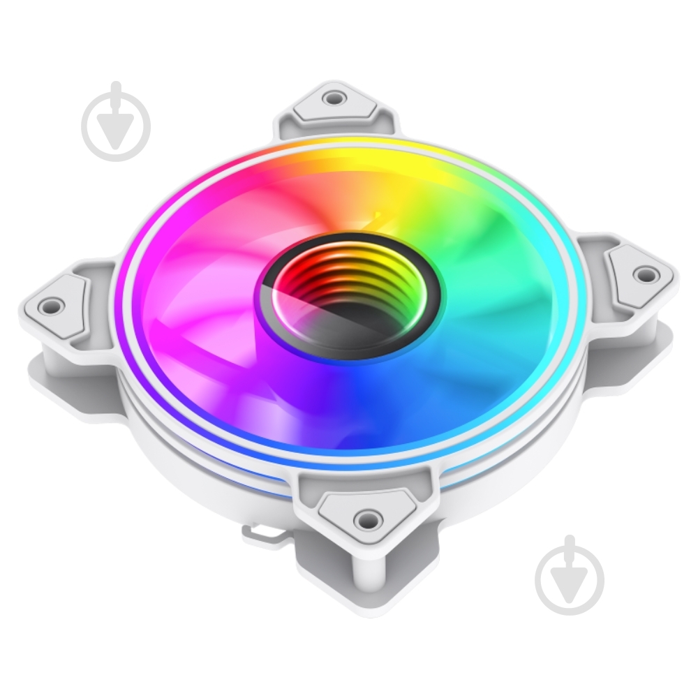 Вентилятор для корпуса GameMax Dual Ring Infinity WH - фото 6