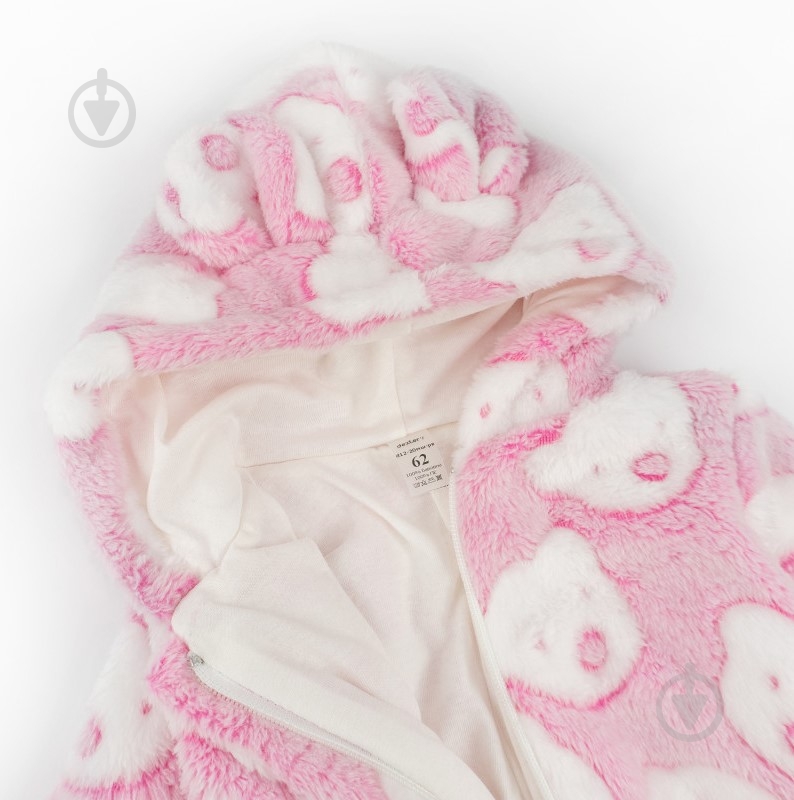 Комбинезон ясельный для девочки Dexter`s Fluffy р.62 розовый d1220мшрв - фото 2 Комбинезон ясельный для девочки Dexter`s Fluffy р.62 розовый d1220мшрв - фото 2