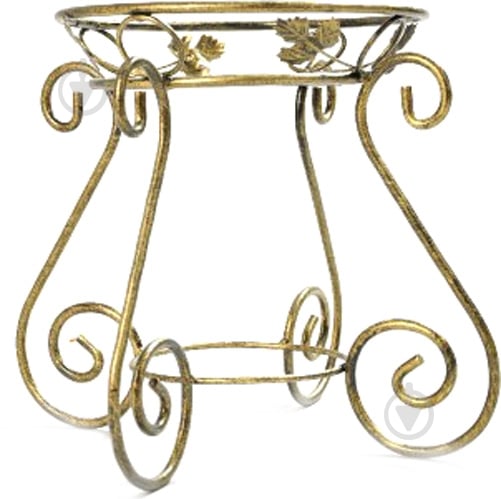 Підставка Ferrum Decor Підставка Ferrum Decor Стійка 1 мала 30x35 см золотий (10935350) 30x35 см золотий - фото 1