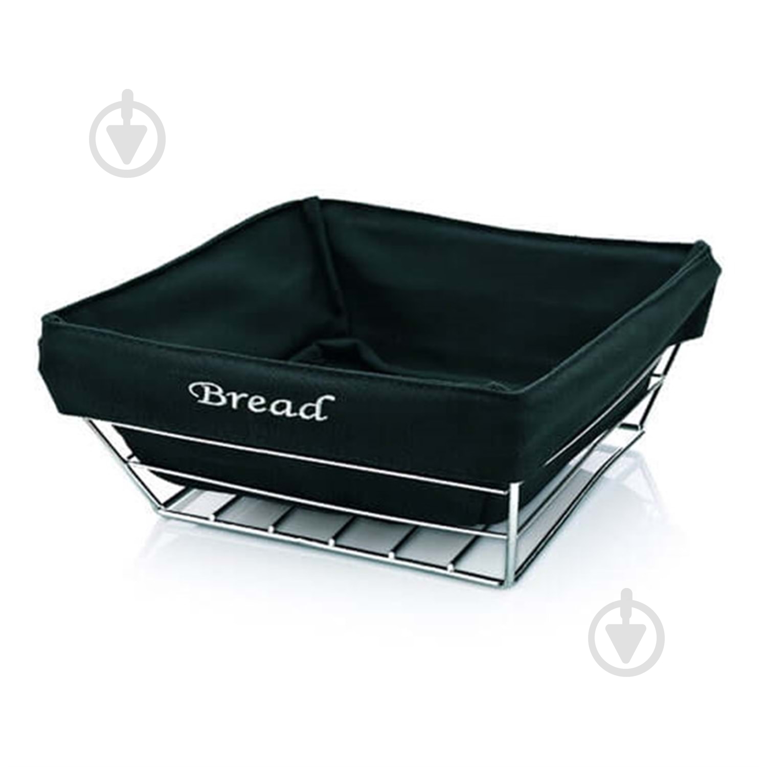 Хлебница Varan 22х22 см черная - фото 1