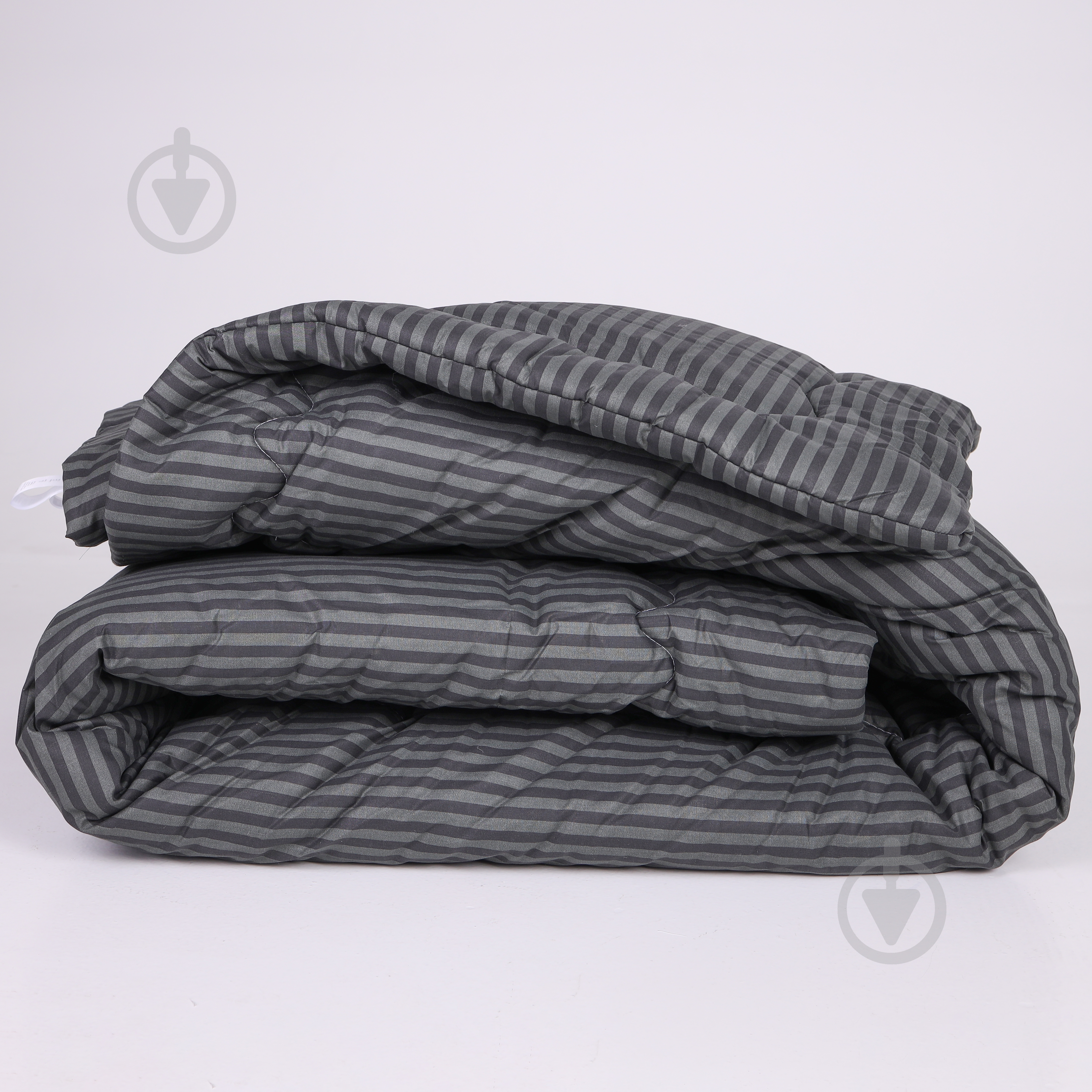 Ковдра бавовняна №154 Сolor Fun Line 17-0611 Stripe Black літо 200x220 см MirSon чорний - фото 1 Ковдра бавовняна №154 Сolor Fun Line 17-0611 Stripe Black літо 200x220 см MirSon чорний - фото 1