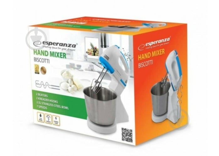 Миксер Esperanza Biscotti EKM019W - фото 5