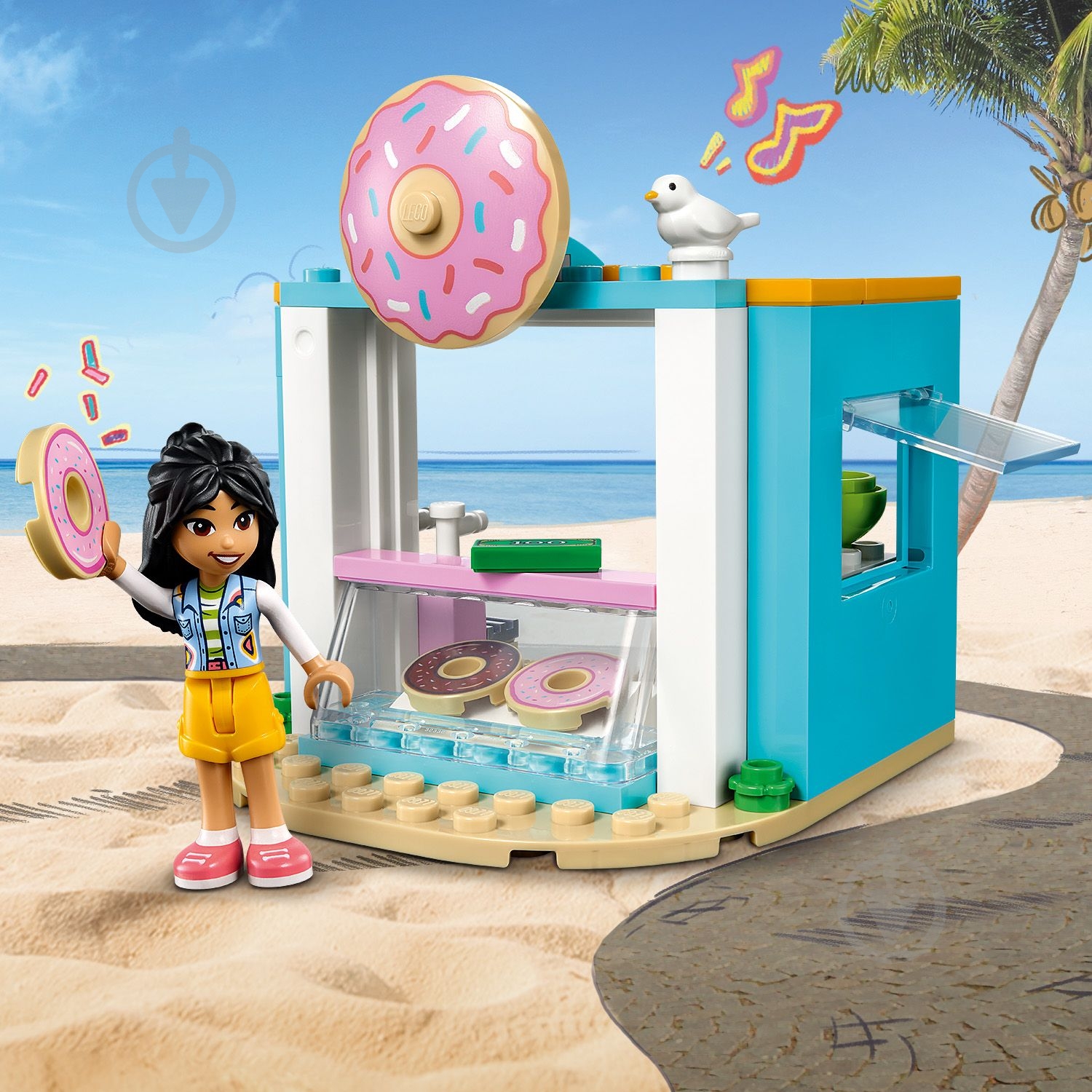 Конструктор LEGO Friends Кафе с пончиками 41723 - фото 9 Конструктор LEGO Friends Кафе с пончиками 41723 - фото 9