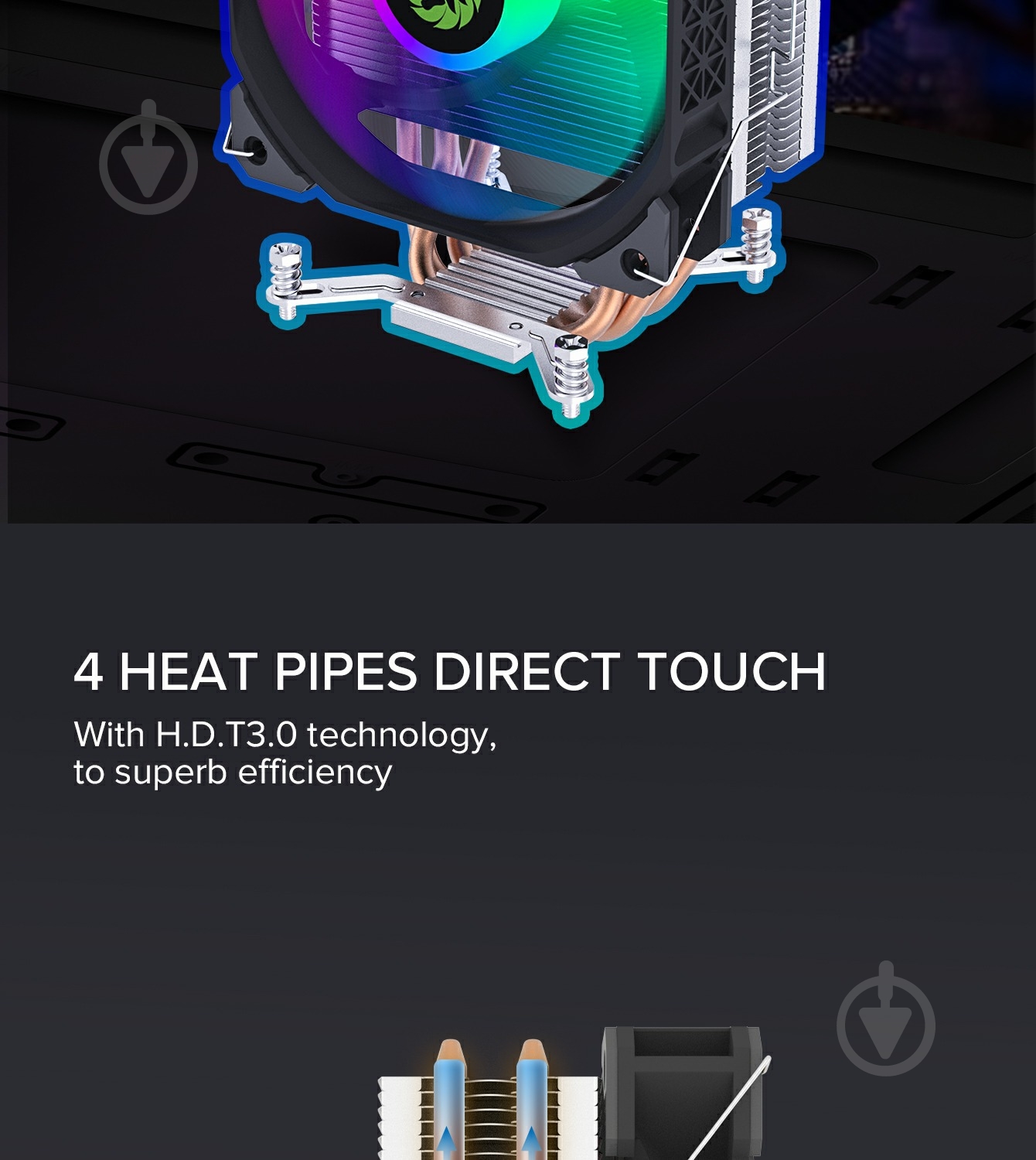 Процессорный кулер GameMax Ice Blade Frgb - фото 9 Процессорный кулер GameMax Ice Blade Frgb - фото 9